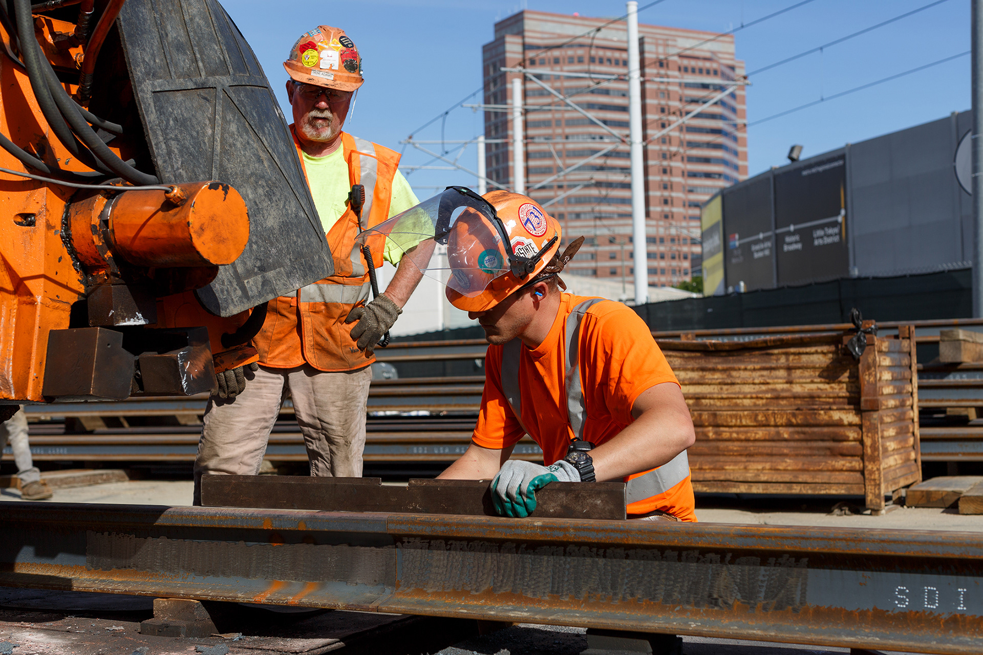 LA Metro Construction at Little Tokyo/Arts District Station 2020