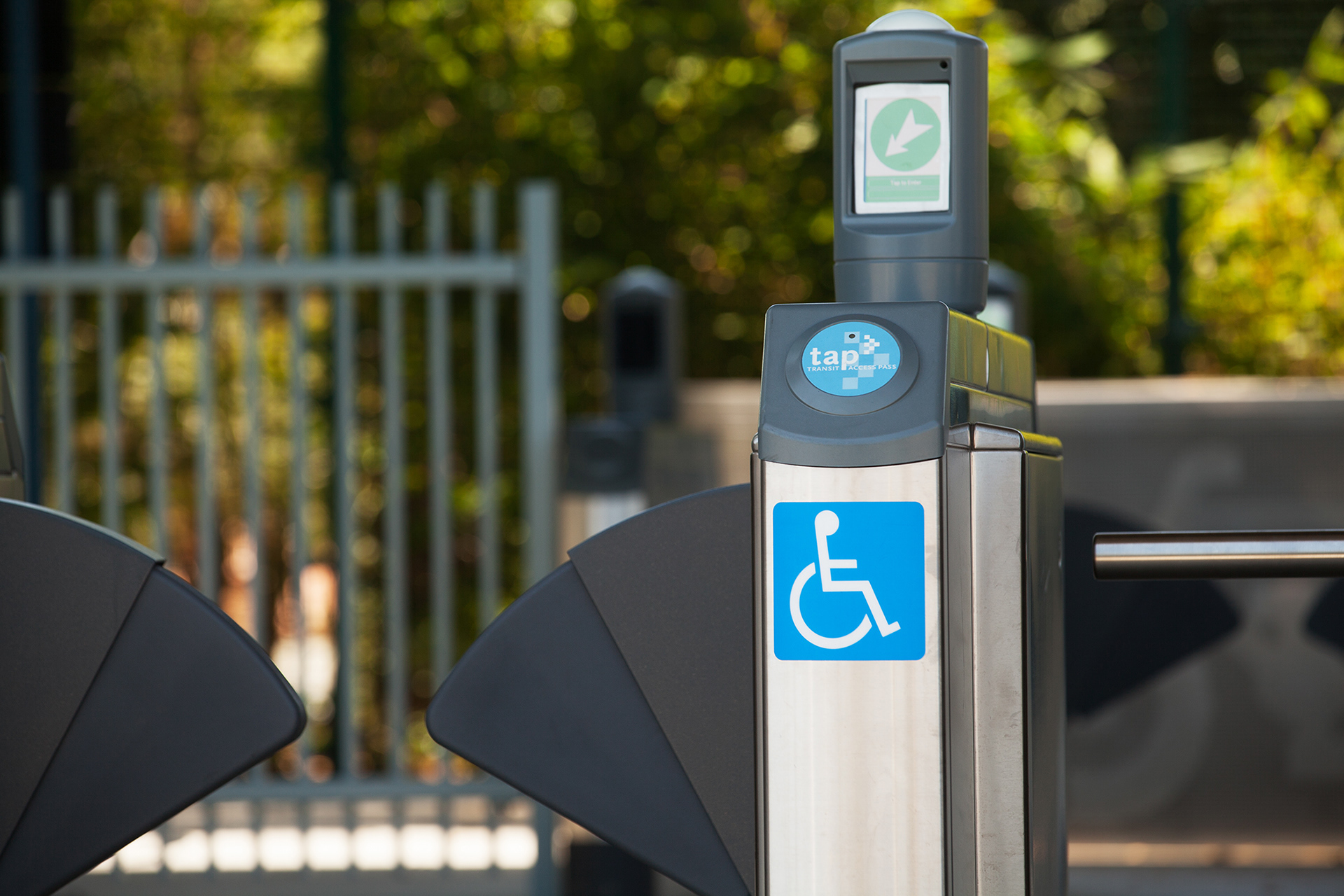 LA Metro TAP Turnstyles, La Cienega/Jefferson Station 2016