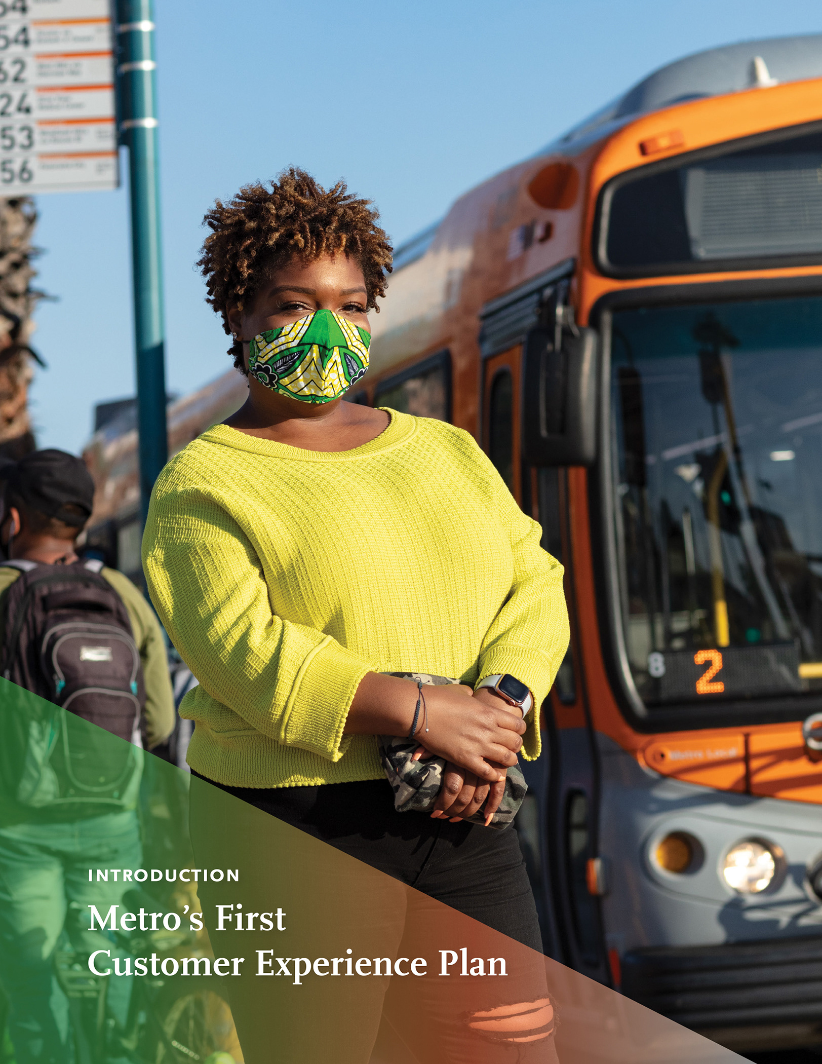 LA Metro 2020 Customer Experience Plan, page 8 / *Design by Metro designer