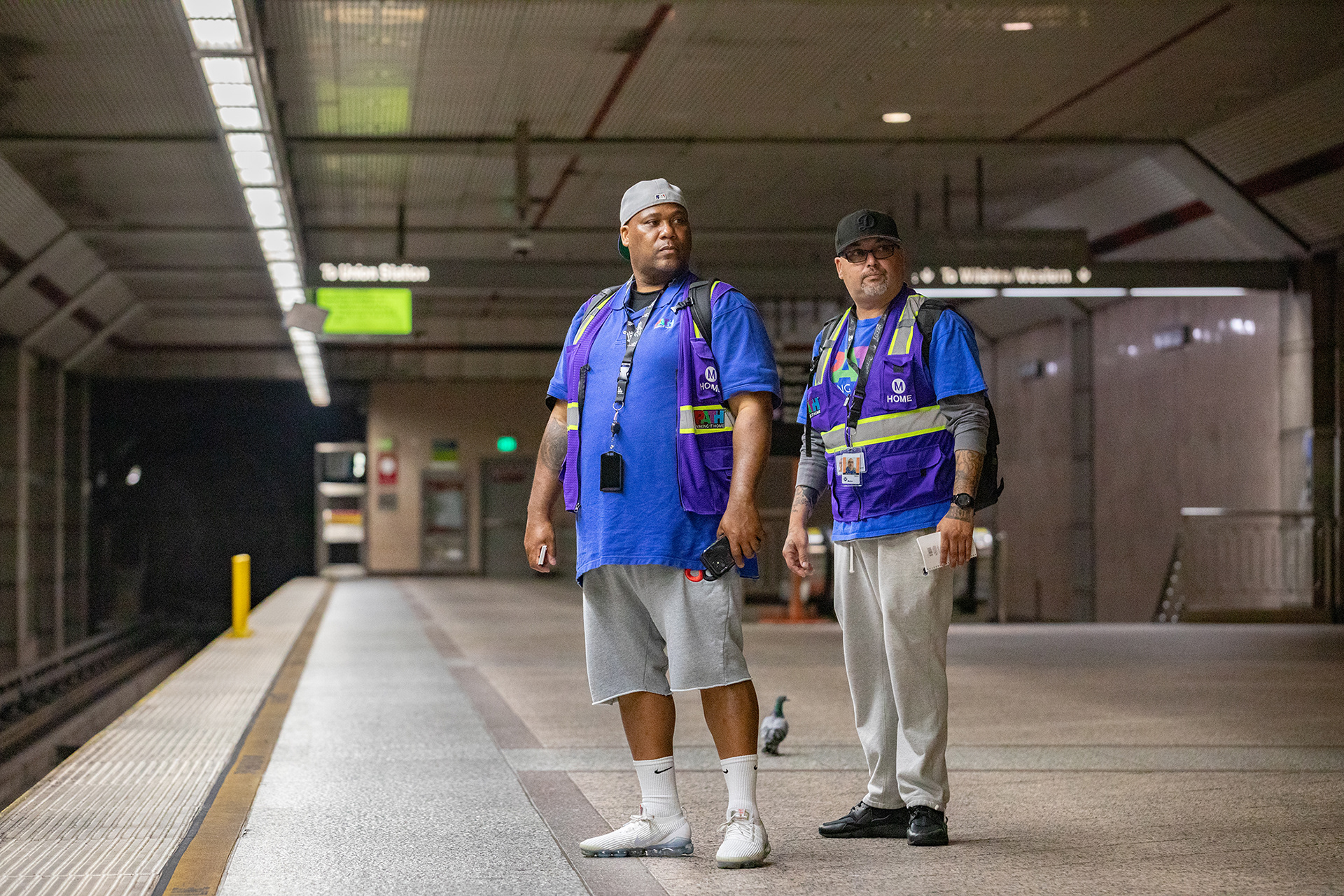 LA Metro Homeless Outreach, Wilshire/Vermont Station 2023