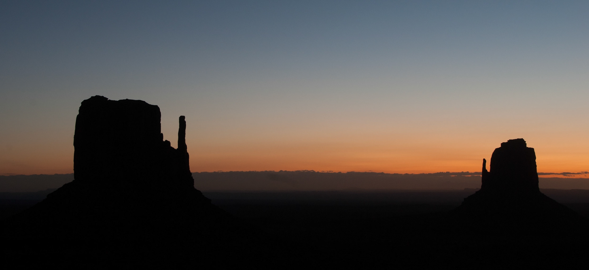 Monument Valley, from the hotel balcony