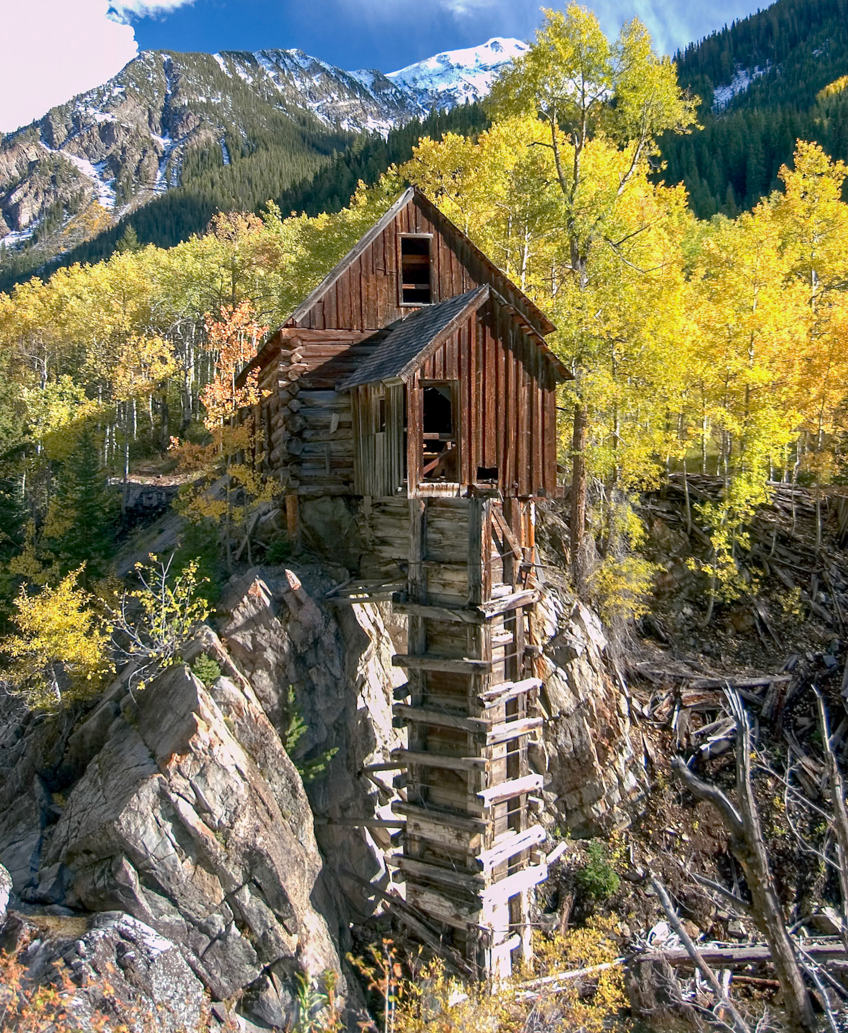 The Crystal Mill just east of Marble, CO