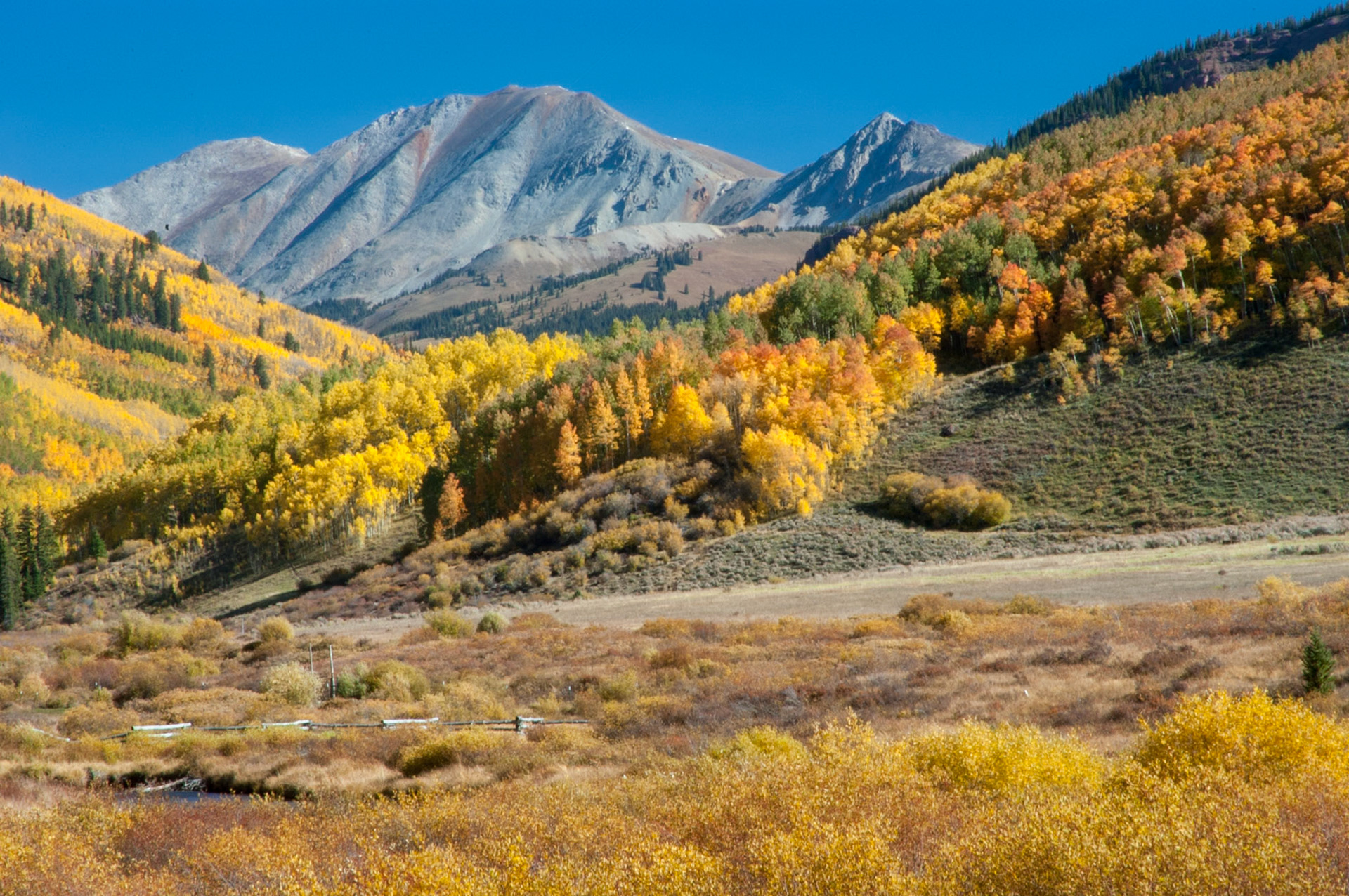 Cement Creek Road near Crested Butte, CO