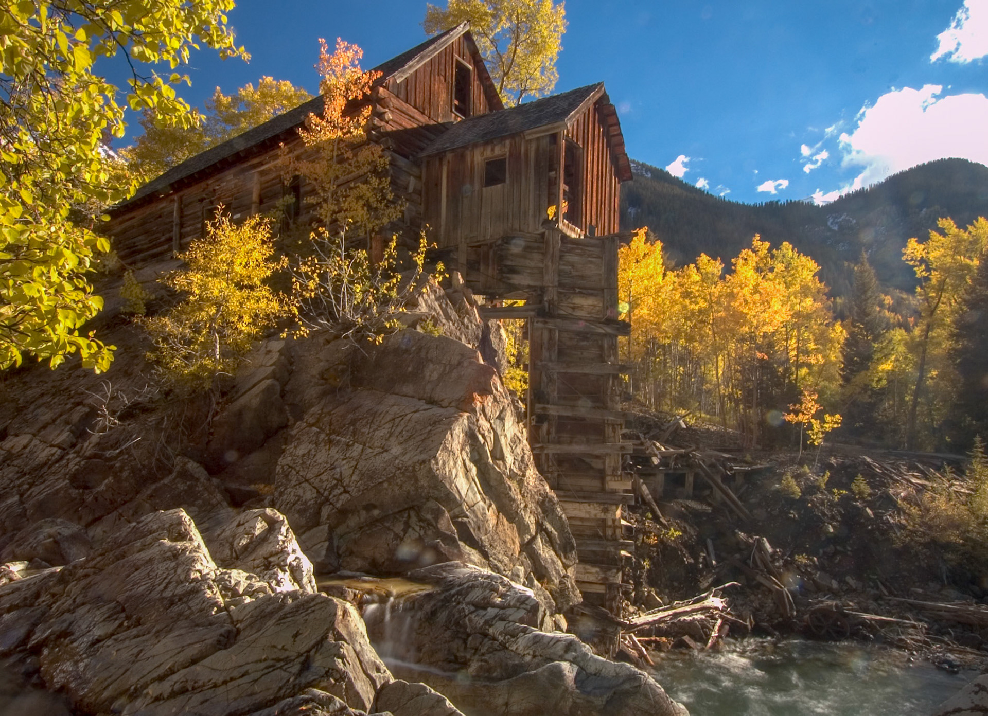The Crystal Mill just east of Marble, CO