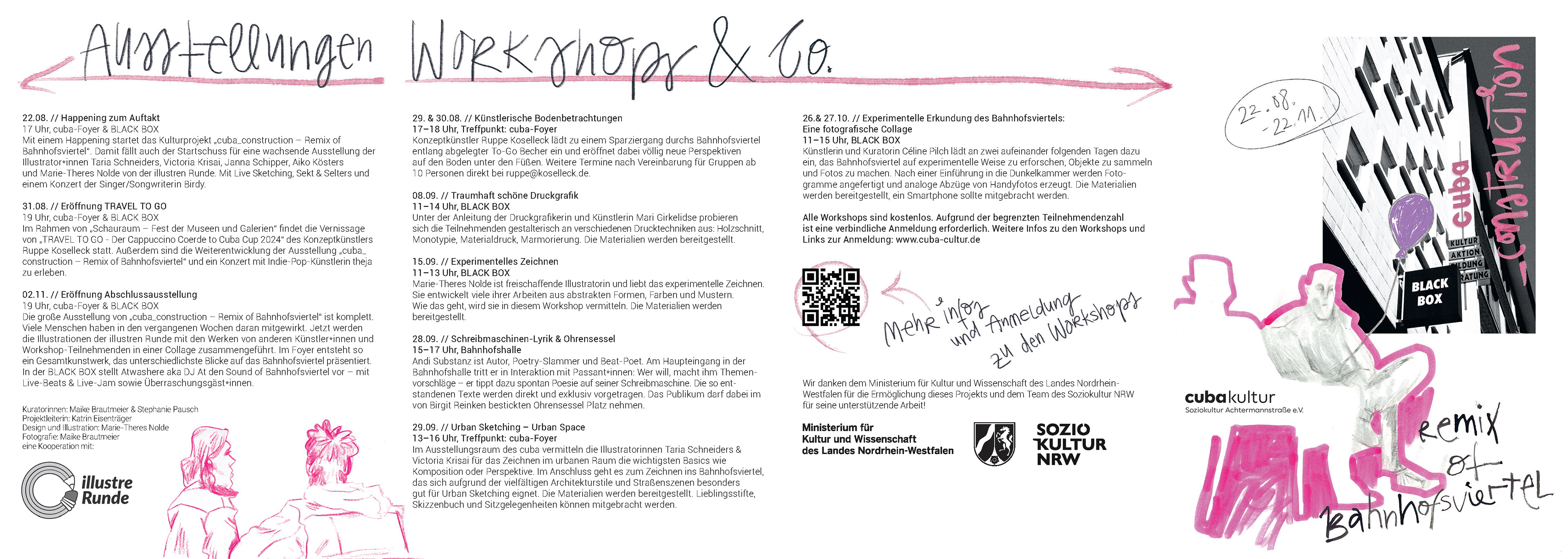 Design und Illustration für eine Ausstellung