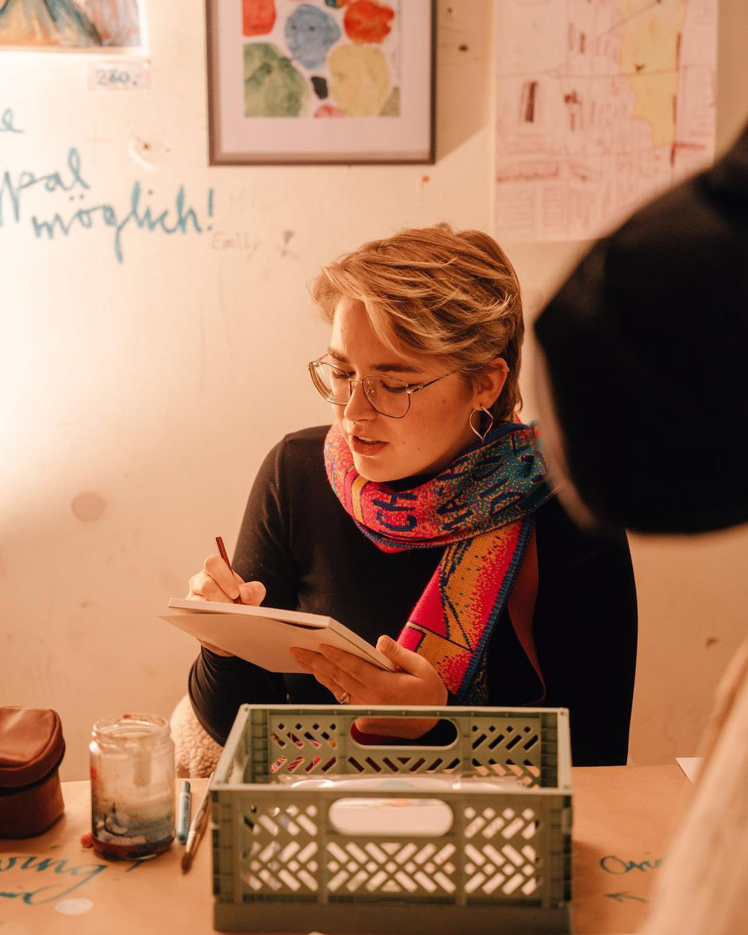 Livezeichnen bei einem Kunstmarkt, Fotografie: Einblickfotografie