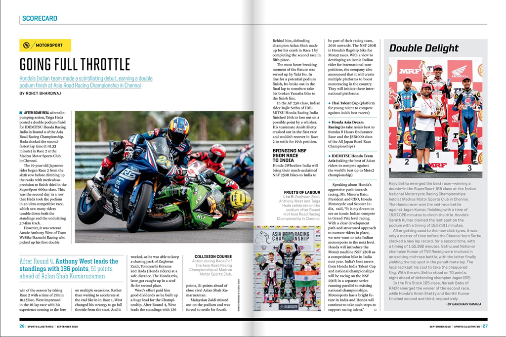 Sports Illustrated India - Sep 2018