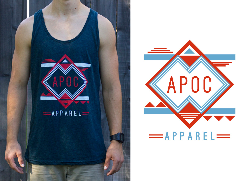 apoc apparel Cherokee design tee shirt t-shirt san Luis obispo tank top