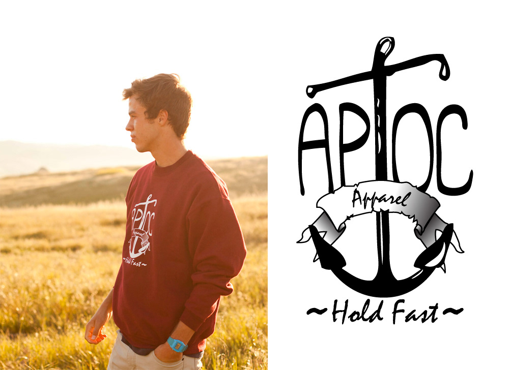 apoc apparel anchor design tee shirt t-shirt san Luis obispo crew neck