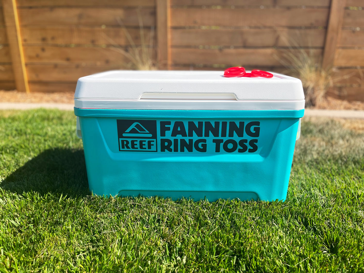 reef, event, activation, game, promotion, ring toss, fanning, sandal, bottle opener, bottle, ice chest, marketing