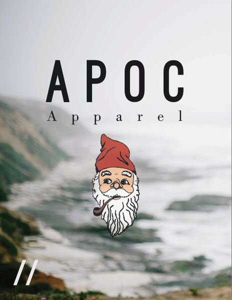 Apoc Apparel spring 2013 lookbook page layout design San Luis obispo