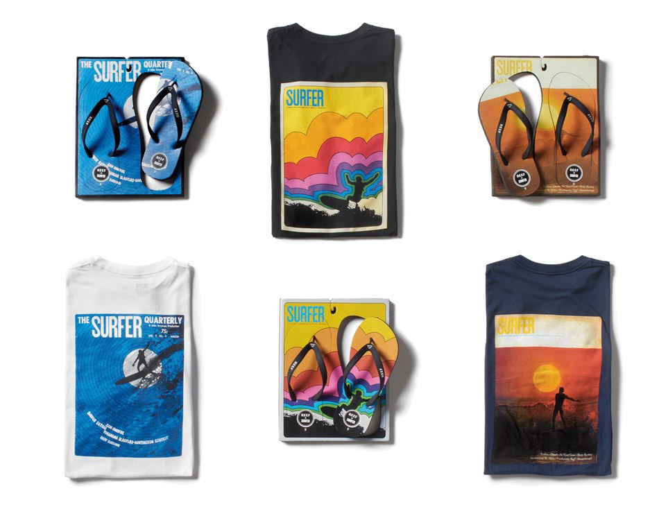 REEF X Surfer mag sandals collaboration collab shirt