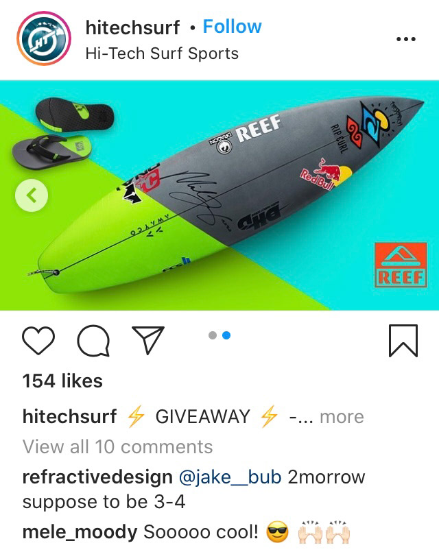 REEF Mick Fanning Surfboard sandal surf bottle opener promotion giveaway marketing