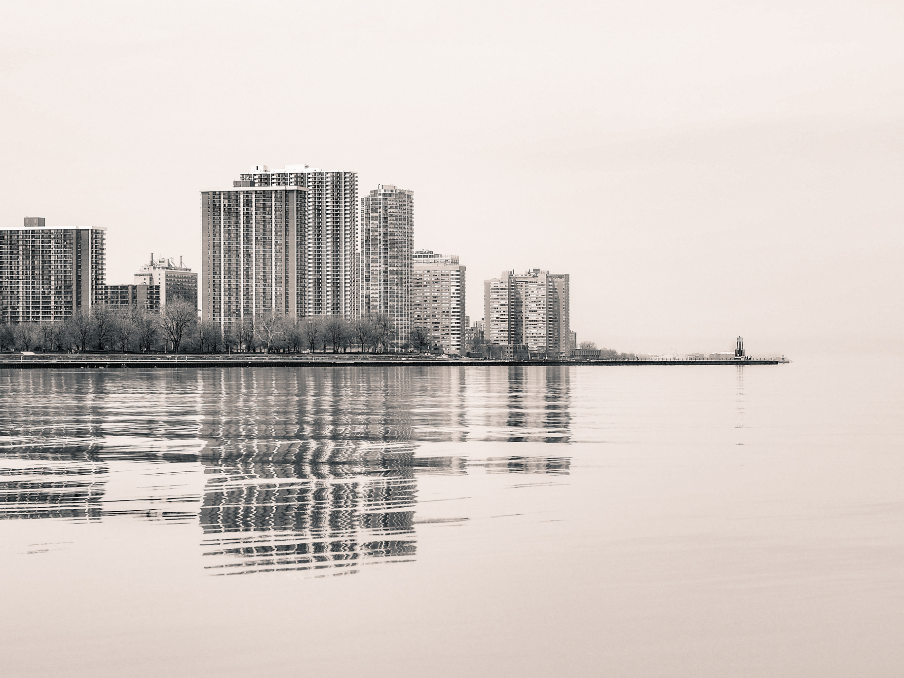 Chicago Waterfront, Lake Michigan, Illinois
