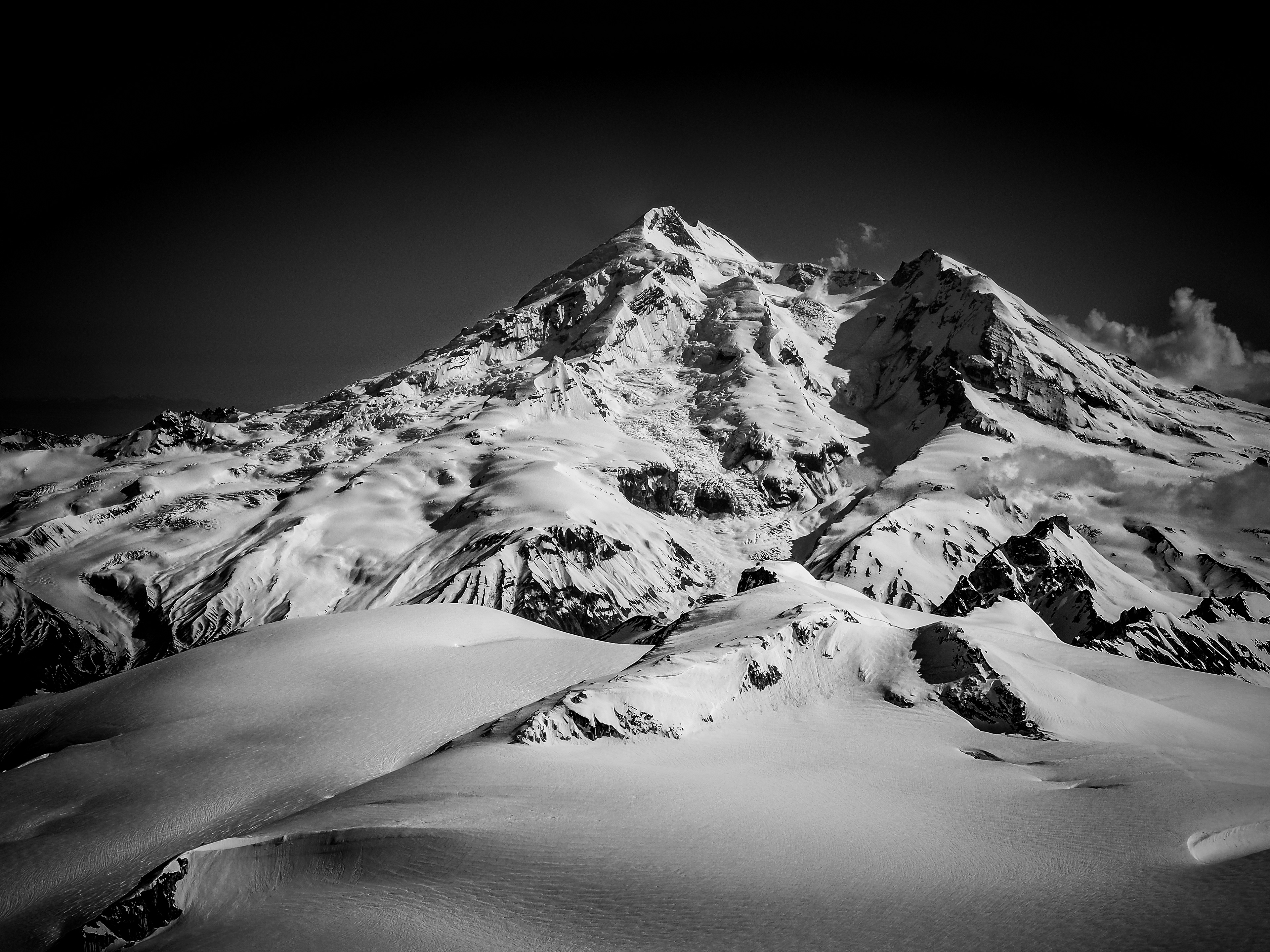 Active Volcano, Aleutian Range, Alaska