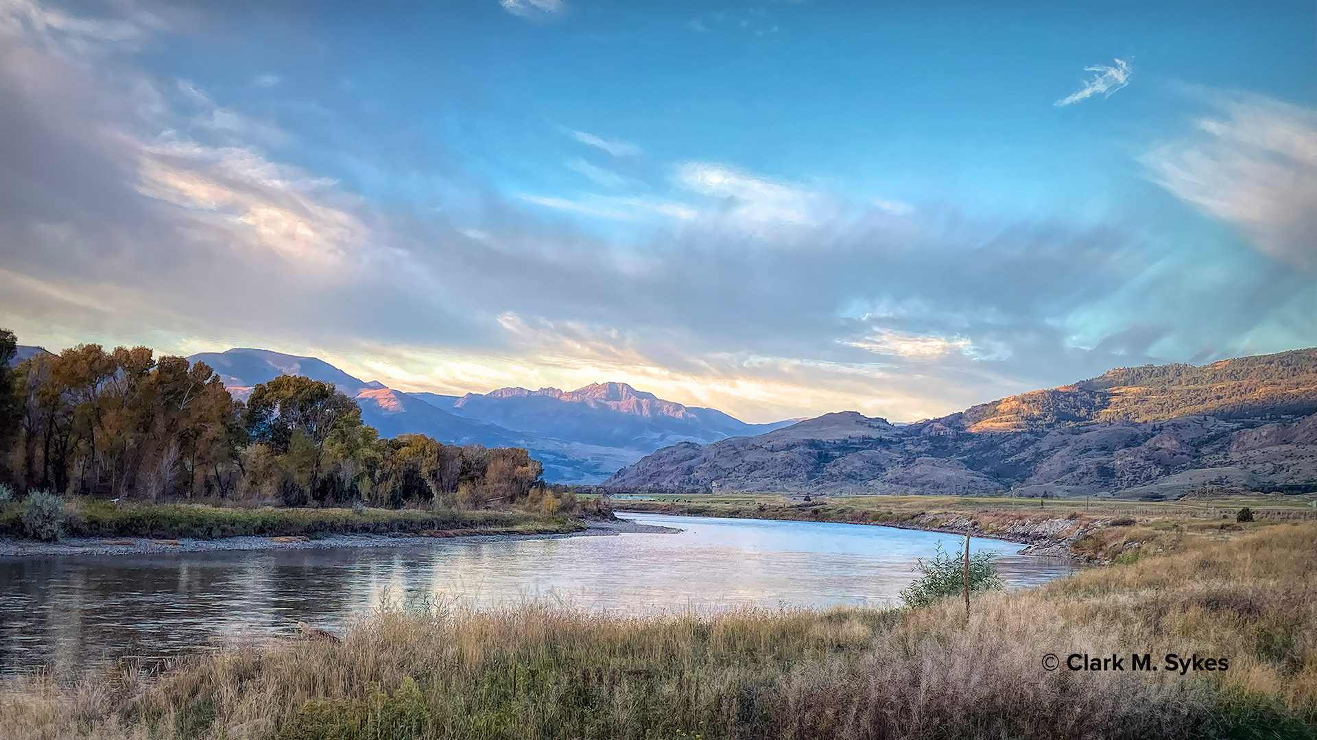 Lamar River sunrise, Yellowstone (Image YS-20)