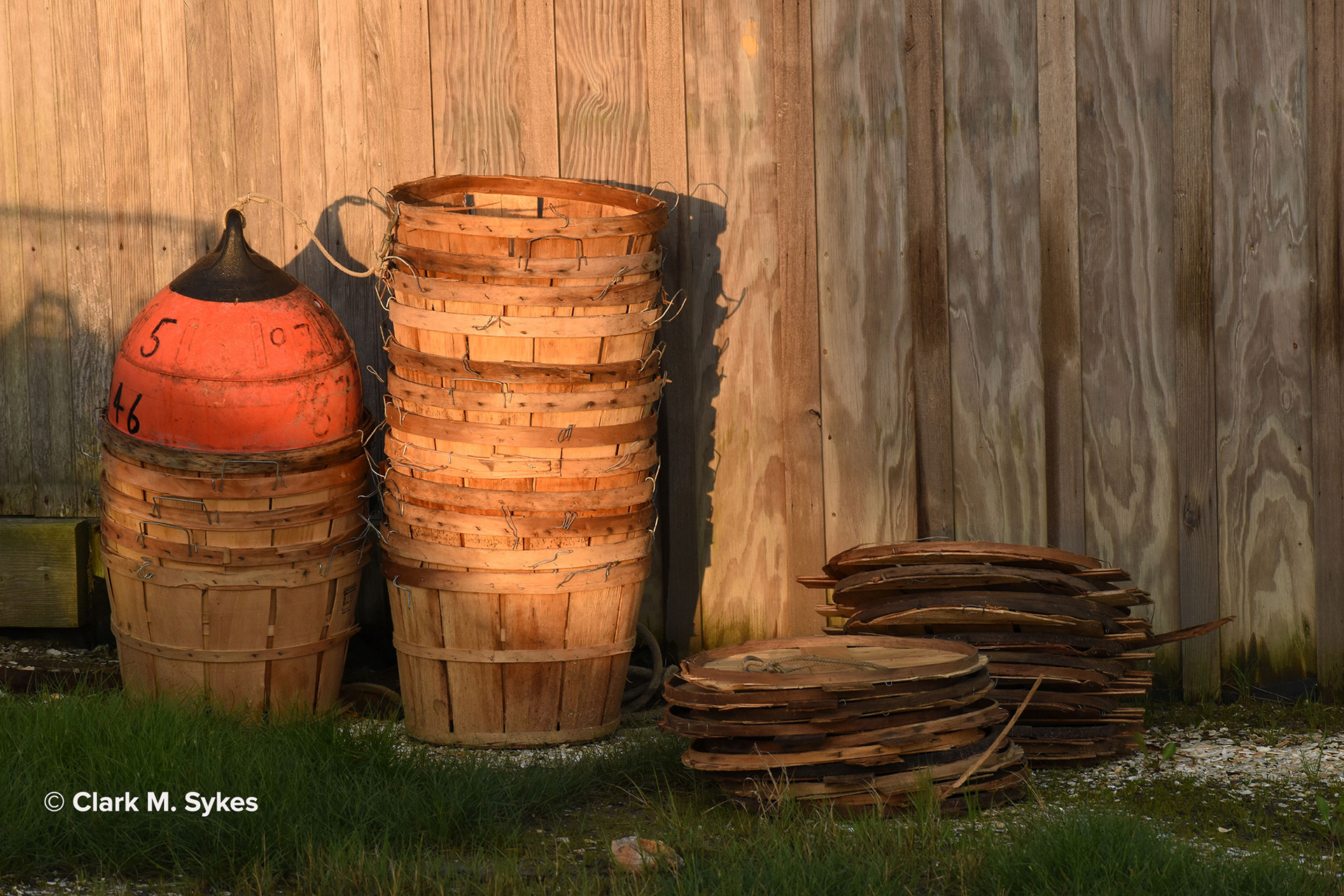 Float and crab pots, Chincoteague, Virginia (Image DE-7)