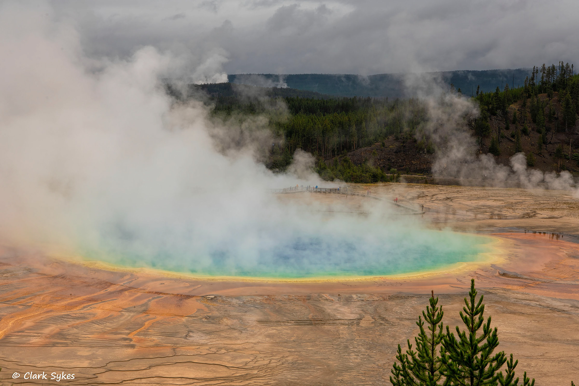 Grand Prismatic Springs, Yellowstone (Image YS-18)