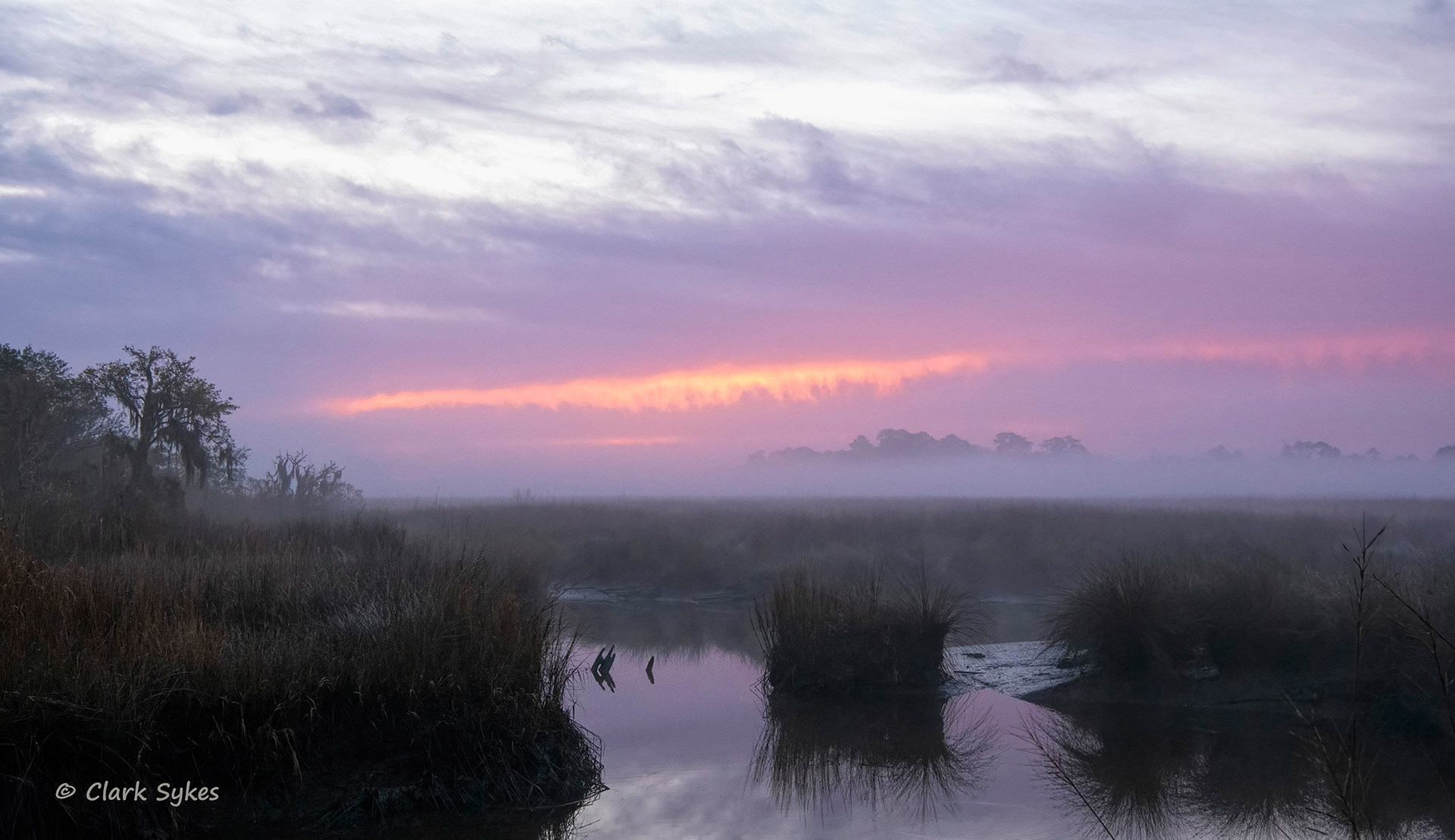Salt marsh dawn, Donnelley Wildlife Area, South Carolina (Image LC-15)