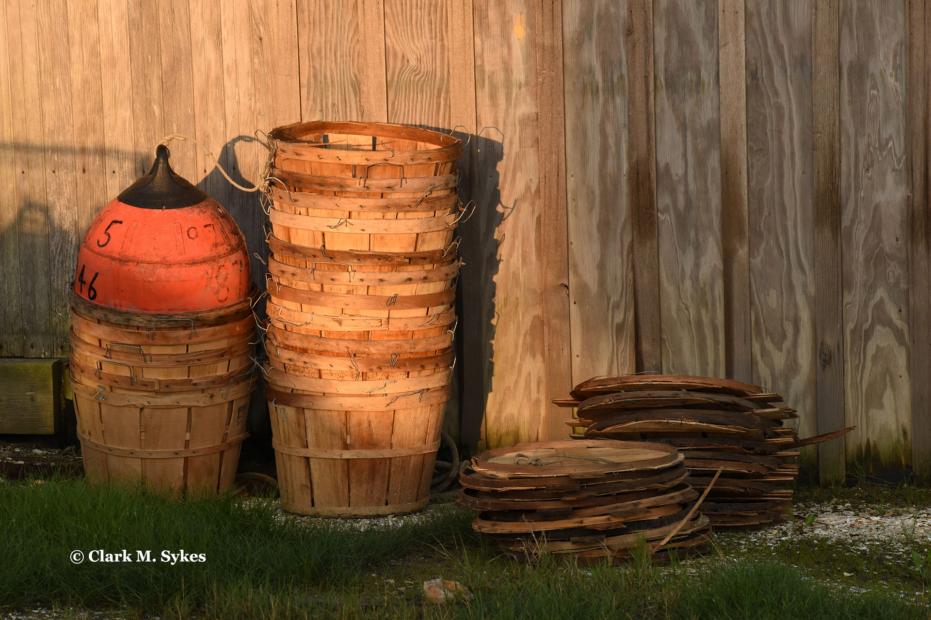 Float & crab pots, Taylor's Landing, Chincoteague, Virginia (Image CH-15)