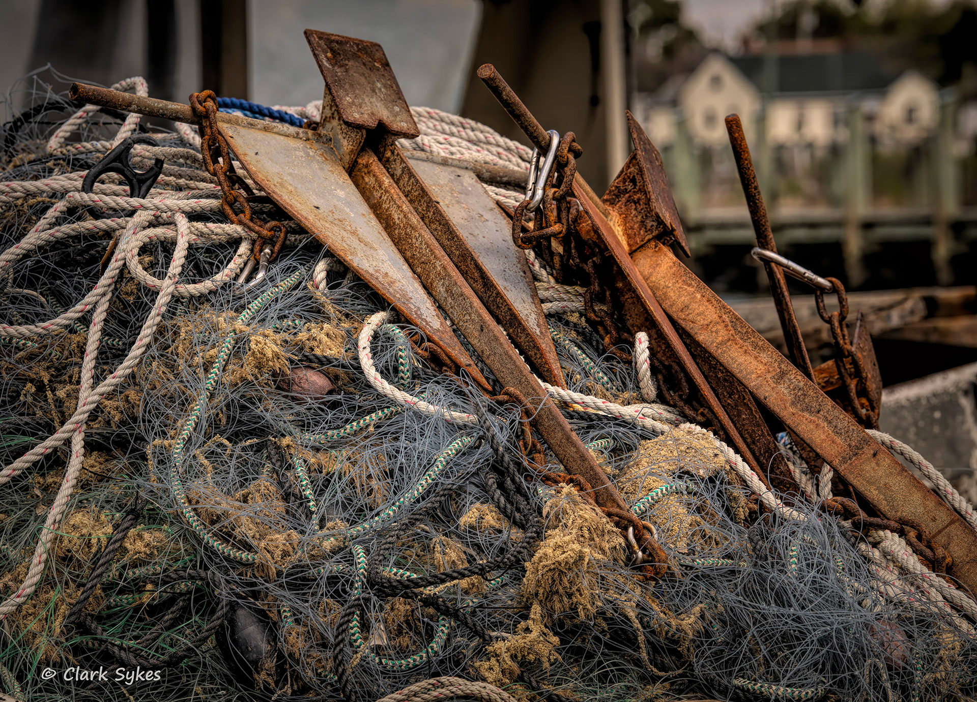 Old fishing gear, Taylor's Landing, Virginia (Image CH-1)