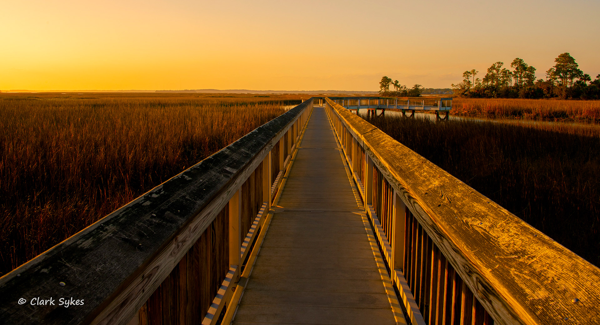 Salt marsh fishing pier, Hilton Head Island, South Carolina (Image LC-18)