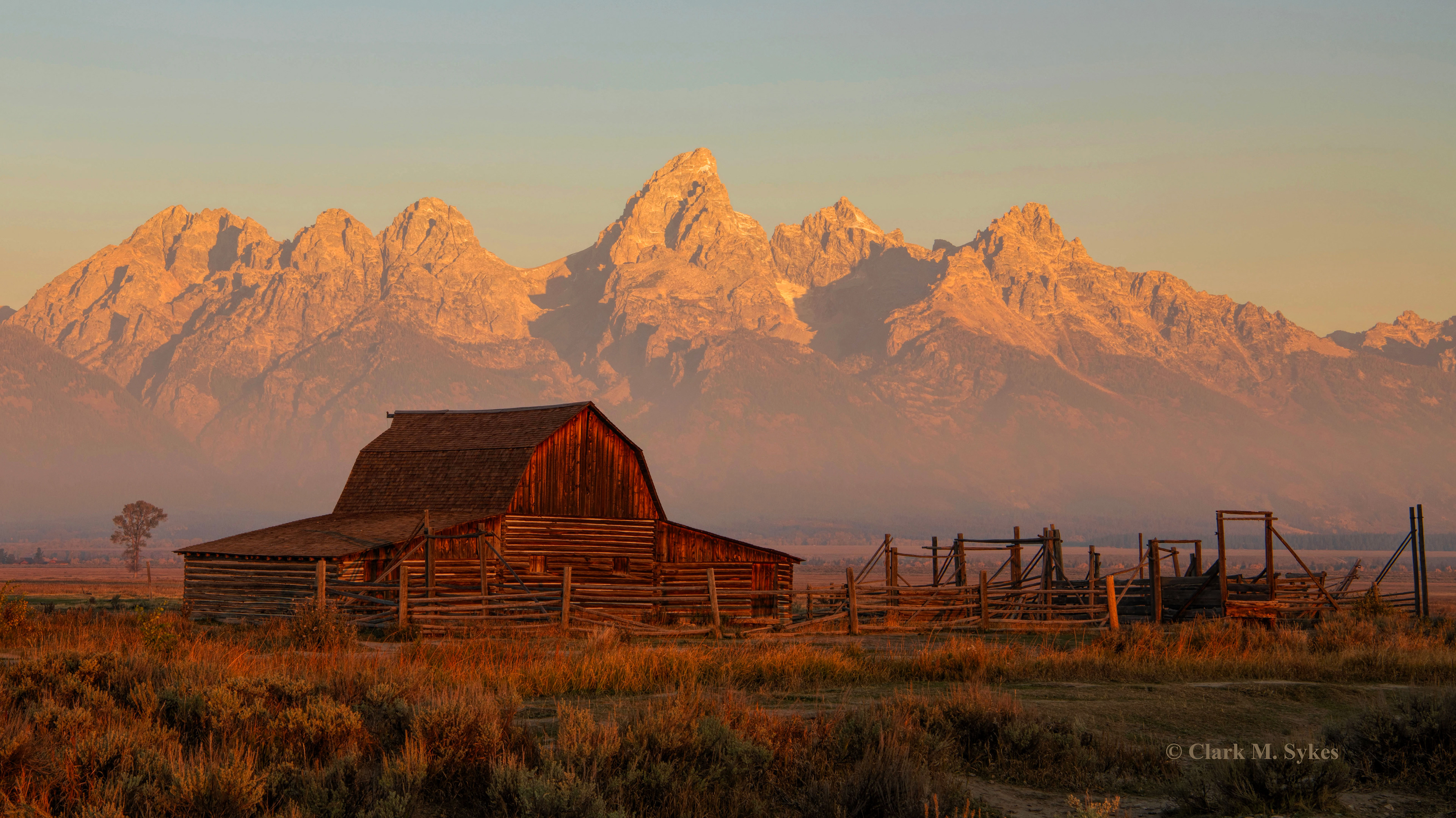 My take on the T.A. Moulton barn on a cold and clear morning, between Kelly and Moose, WY. One of the most photographed Teton scenes, it's still a wonder to behold, and we're fortunate that the NPS has done such a good job maintaining this historic structure.