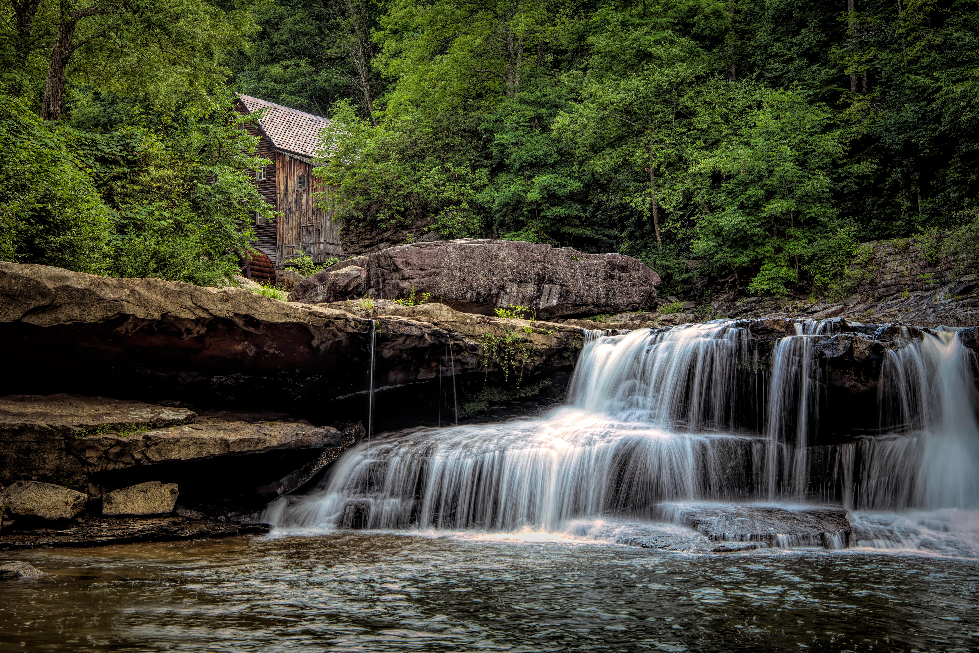Old mill, Babcock State Park, West Virginia (Image WV-2)