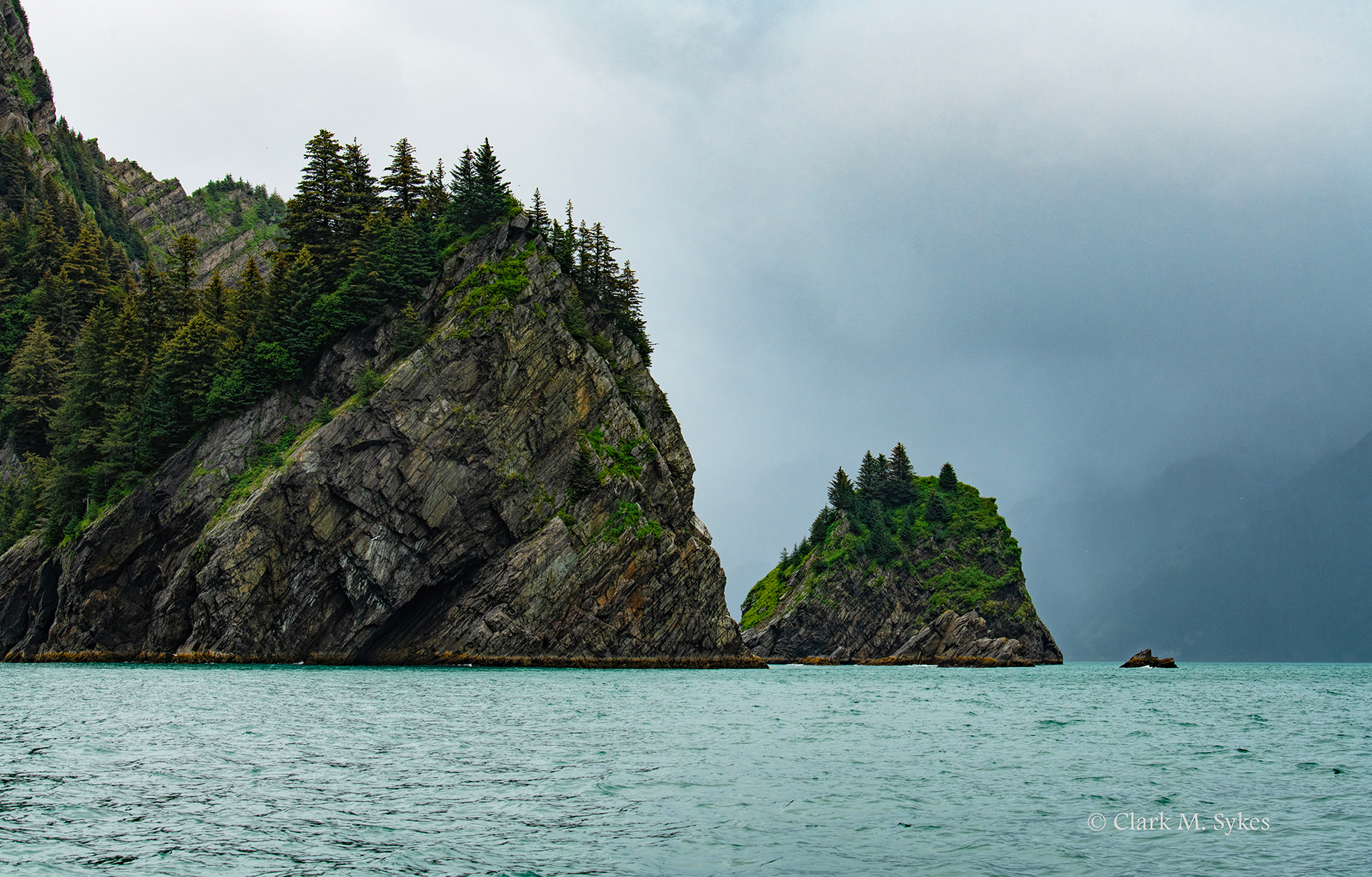 Resurrection Bay coastline, near Seward, Alaska (Image AK-6)