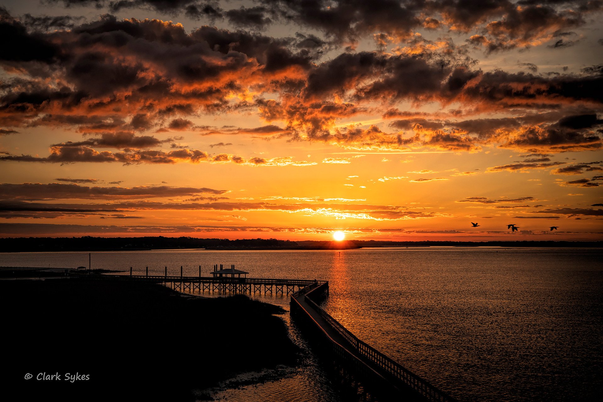 Sunrise, Port Royal boat landing, South Carolina (Image LC-1)