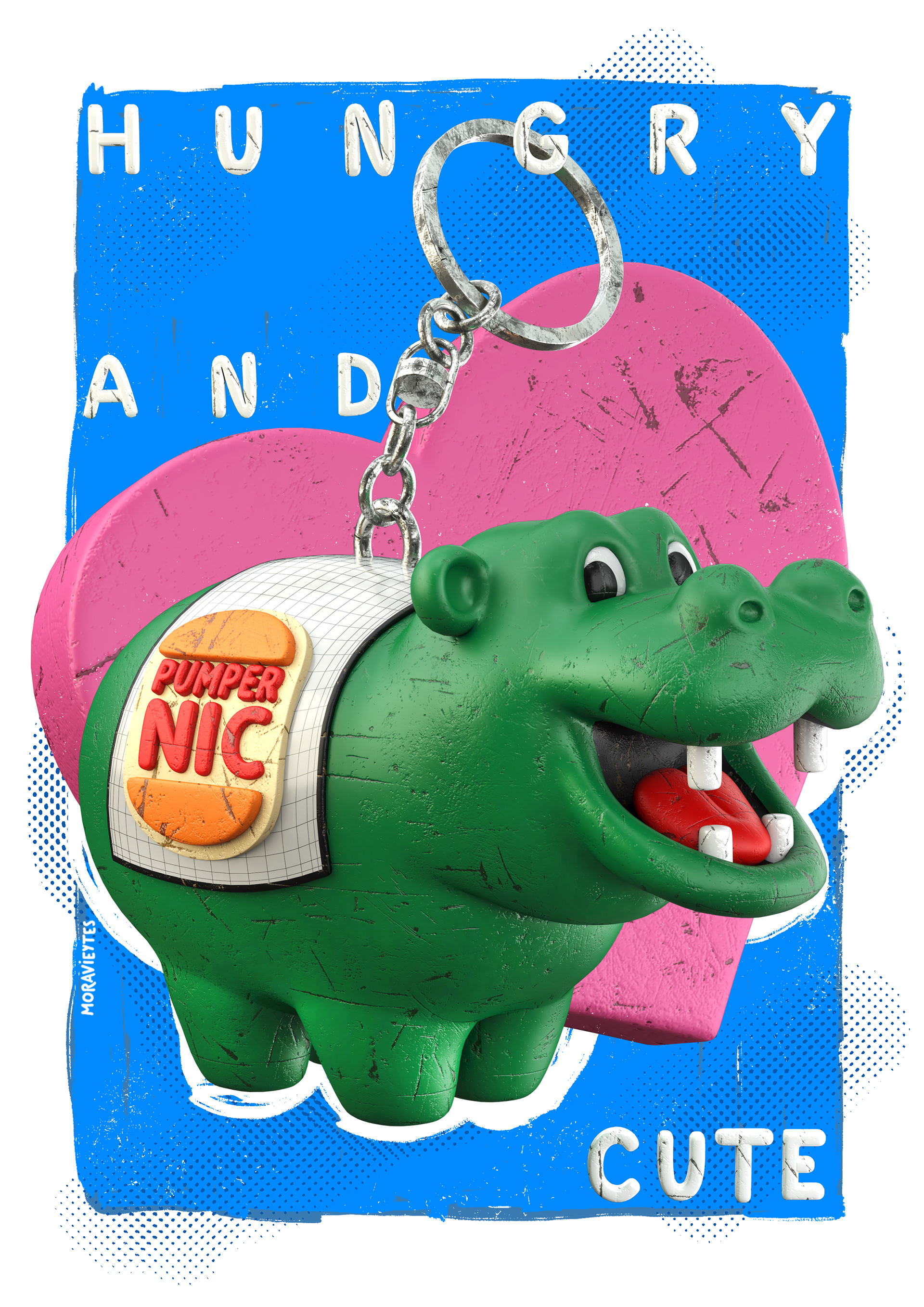 Hungry and Cute - Available for licensing