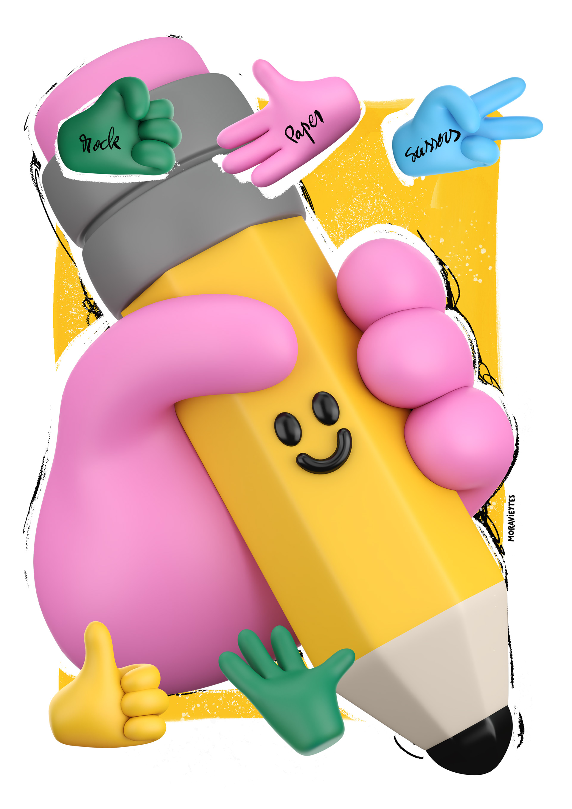 The mighty pencil - Available for licensing