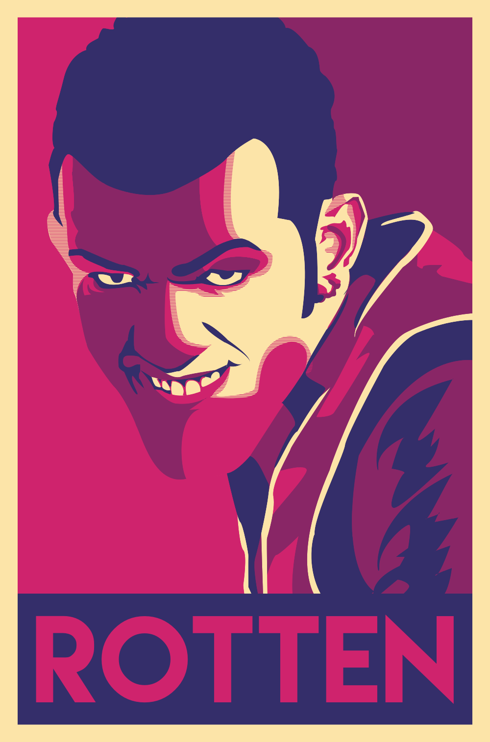Robbie Rotten 3 Color Poster