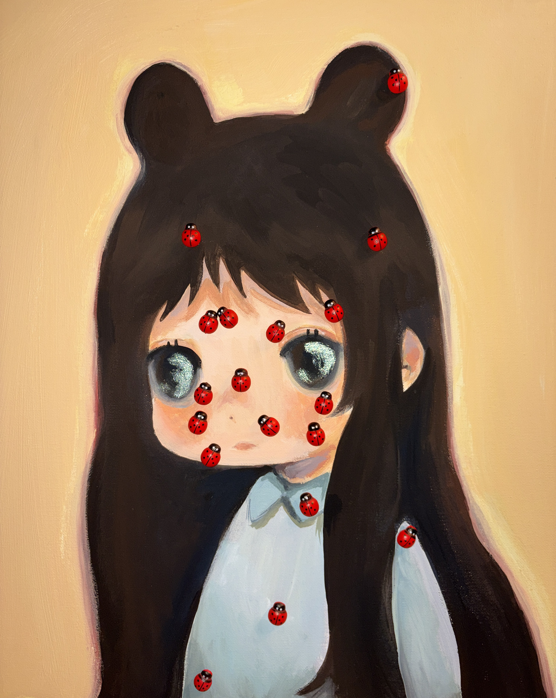 "LadyBear" acrylic on canvas 50x50