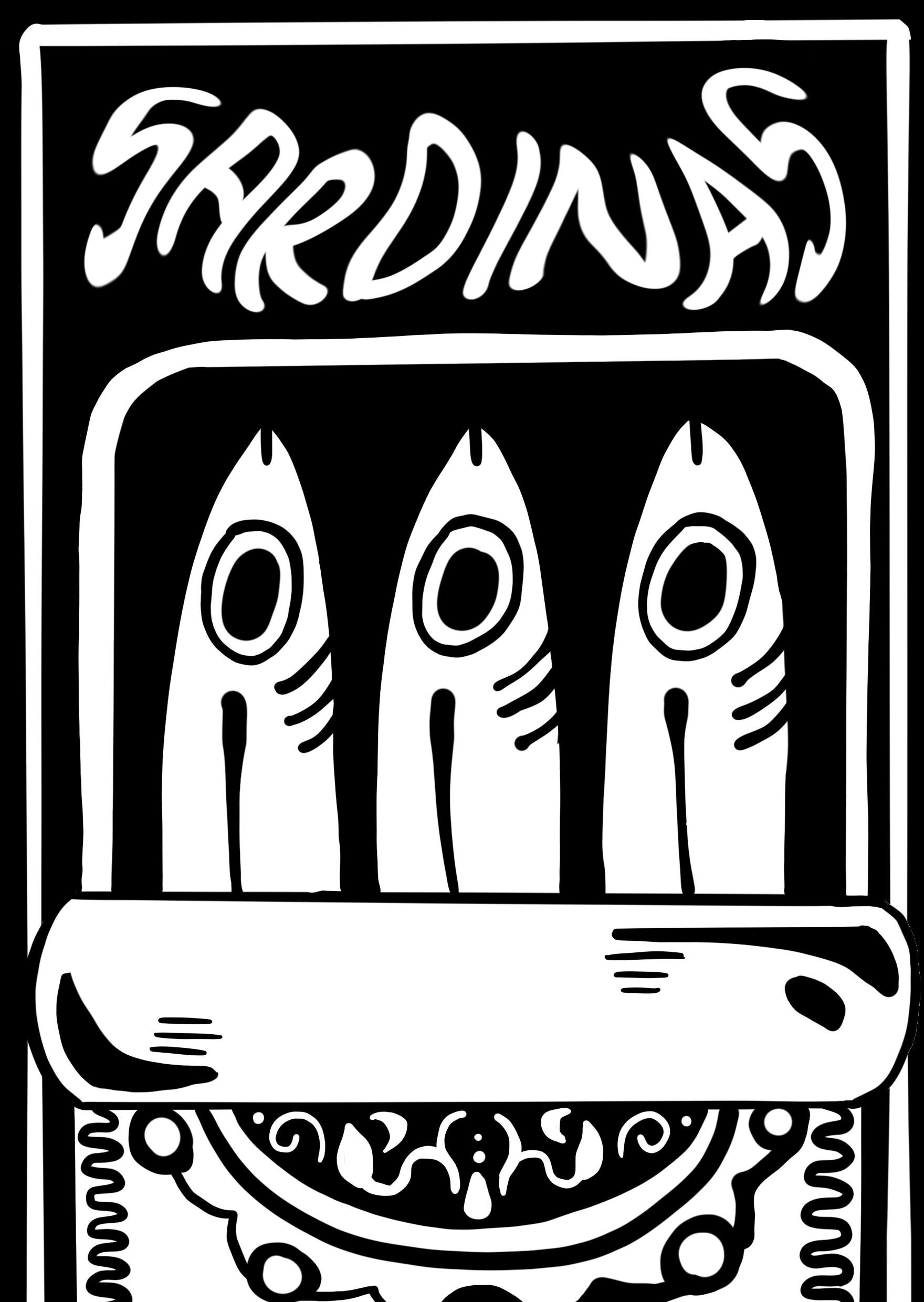 Linoprint Sardinas