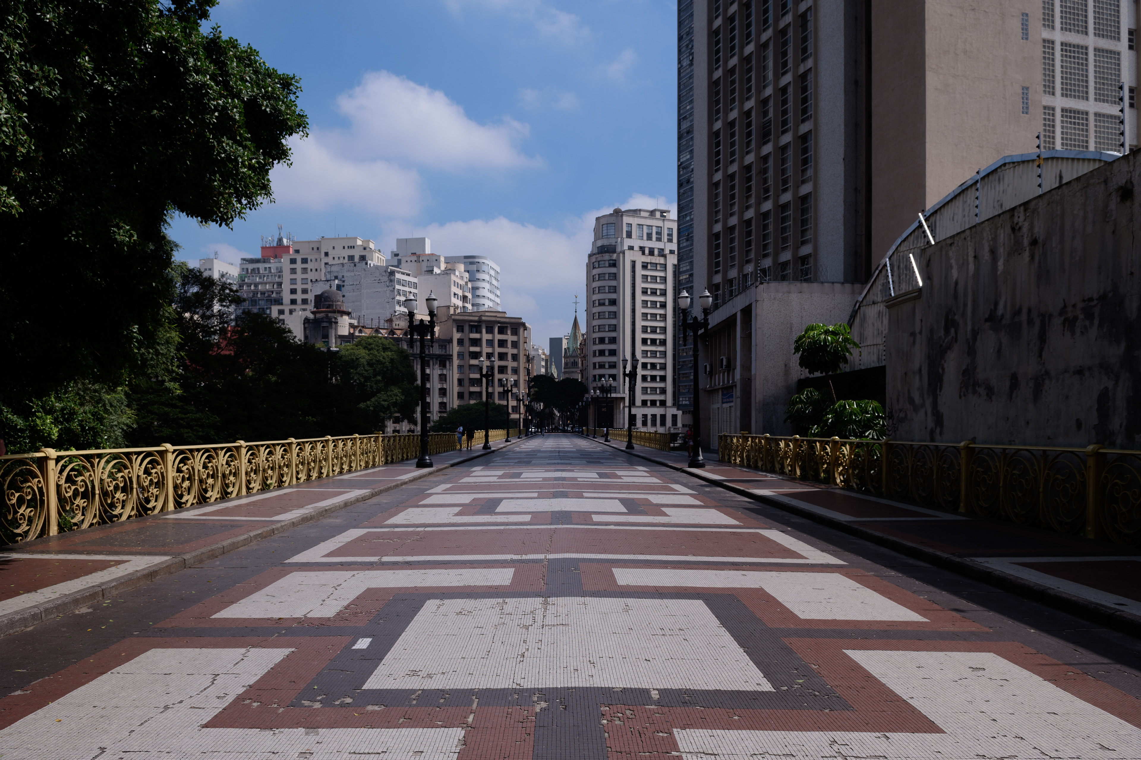 March 2020, ruas vazias no centro de São Paulo