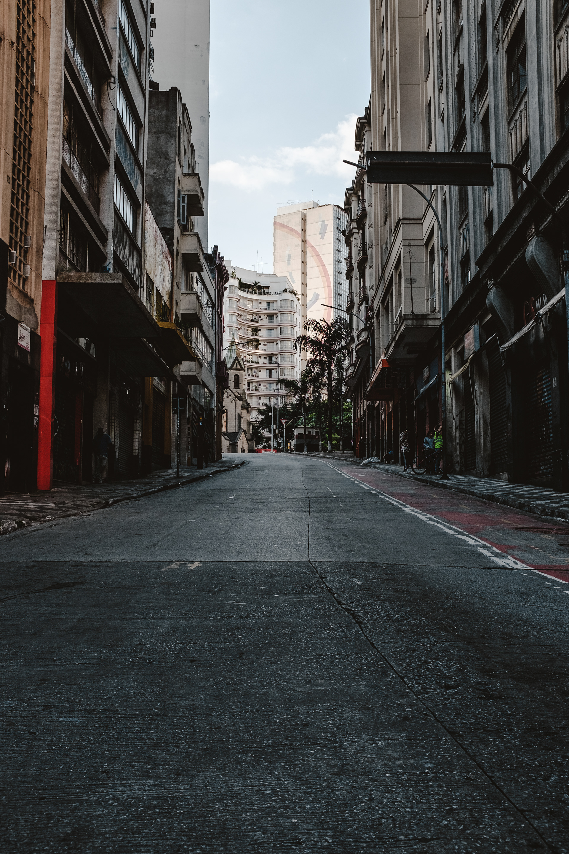 March 2020, ruas vazias no centro de São Paulo