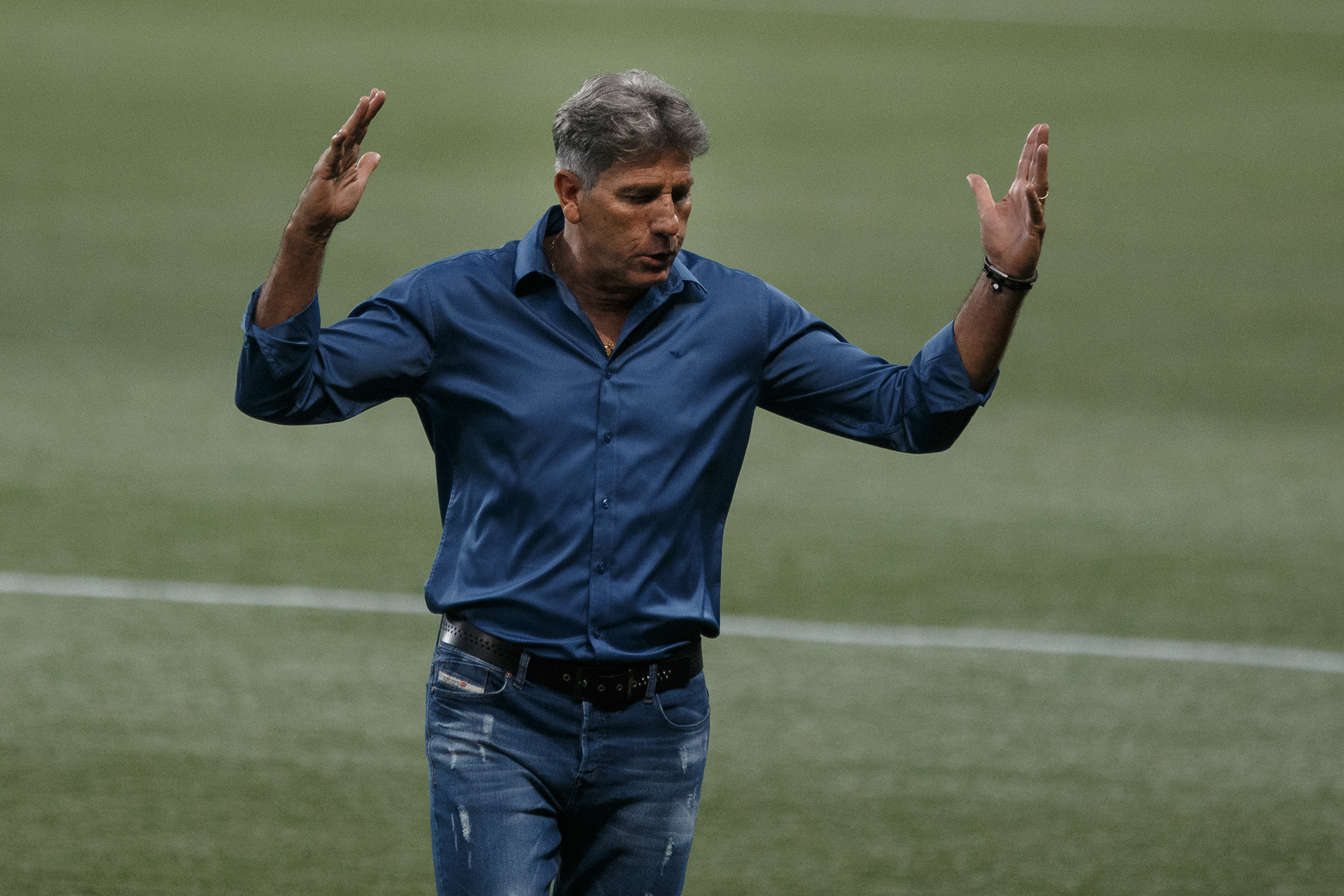 Renato Portaluppi, técnico do Grêmio durante final da Copa do Brasil 2020