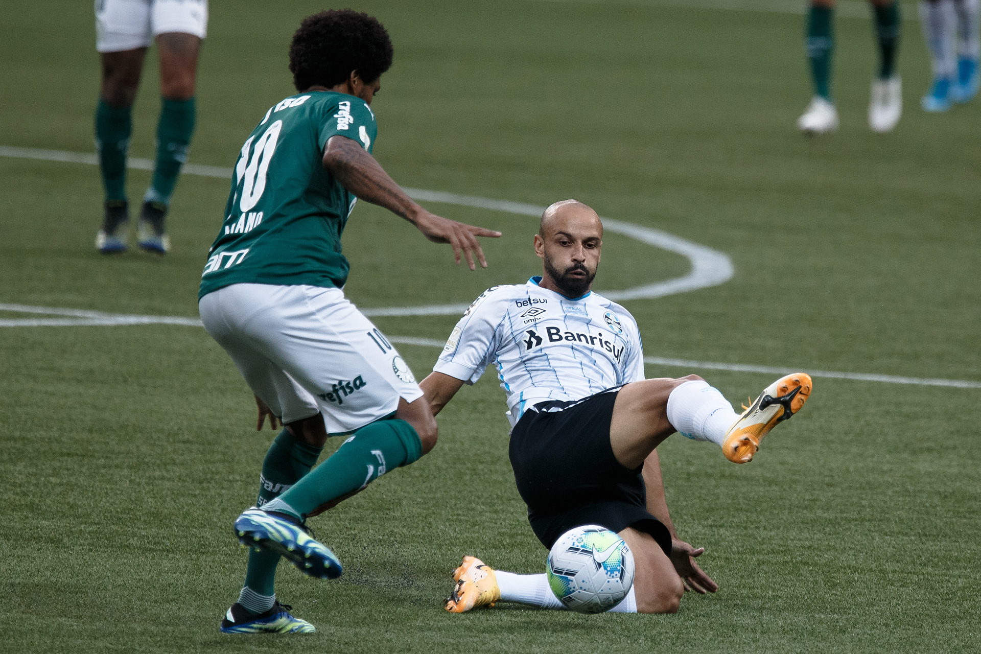 Luiz Adriano, jogador do Palmeiras, durante final da Copa do Brasil 2020