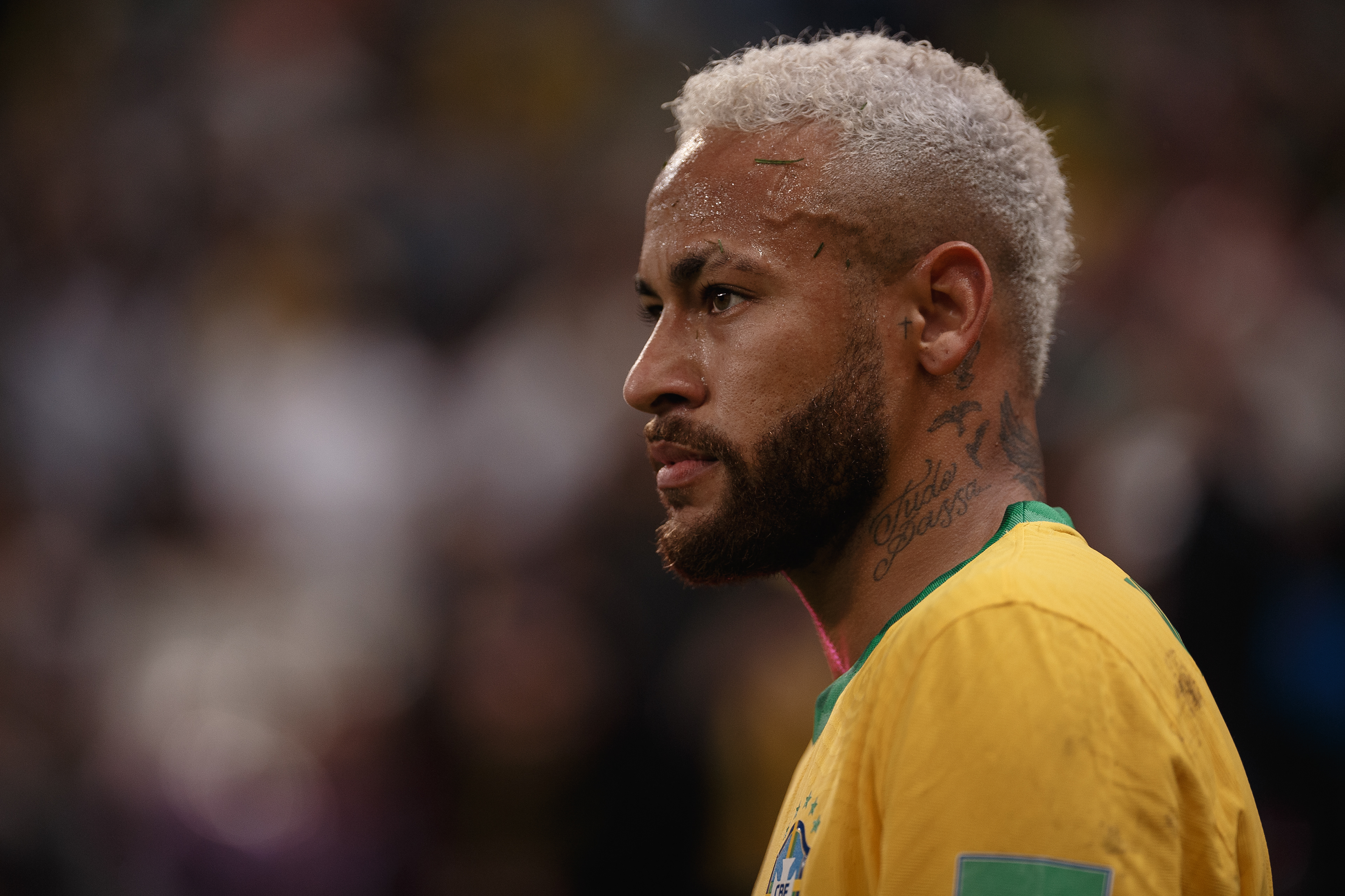 11 November 2021 - Neymar durante jogo pelas Eliminatórias da Copa do Qatar.