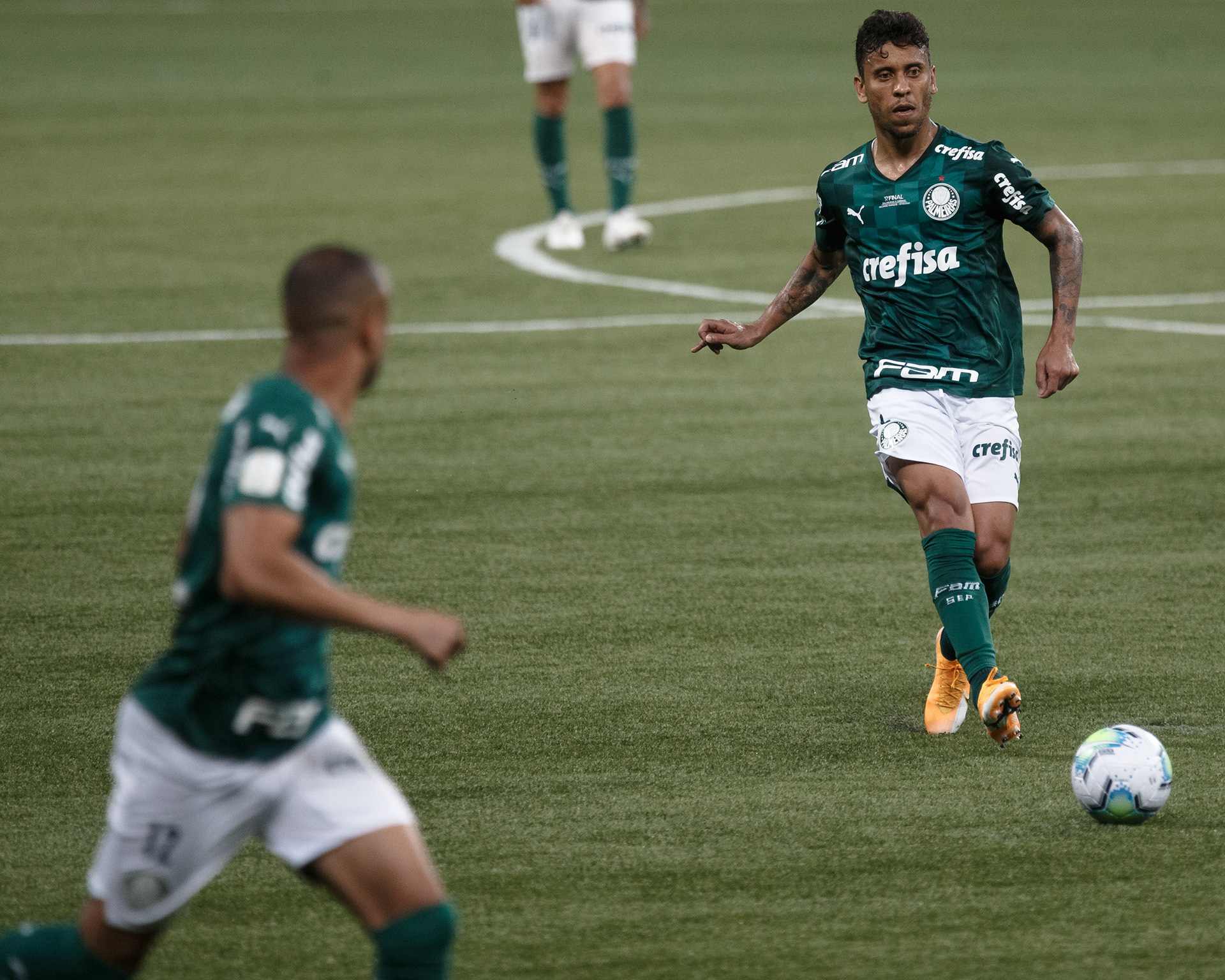 Marcos Rocha, jogador do Palmeiras, durante final da Copa do Brasil 2020