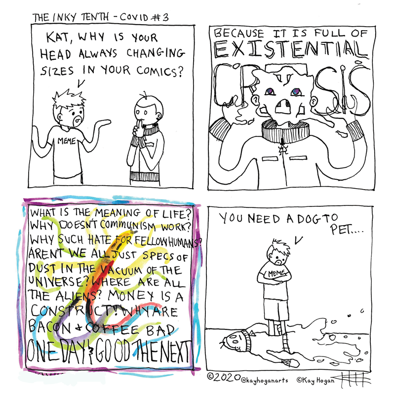 Inktober Comic - Ink & Watercolor