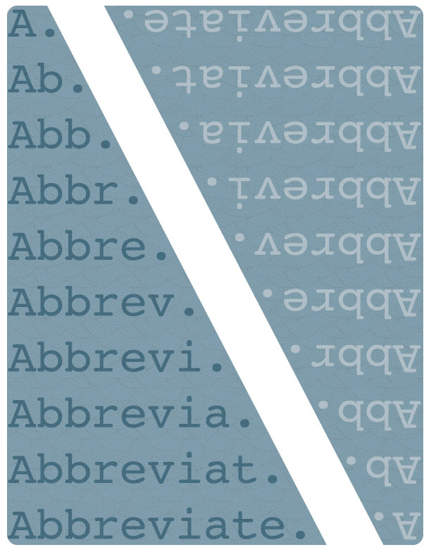 ABBREVIATE
