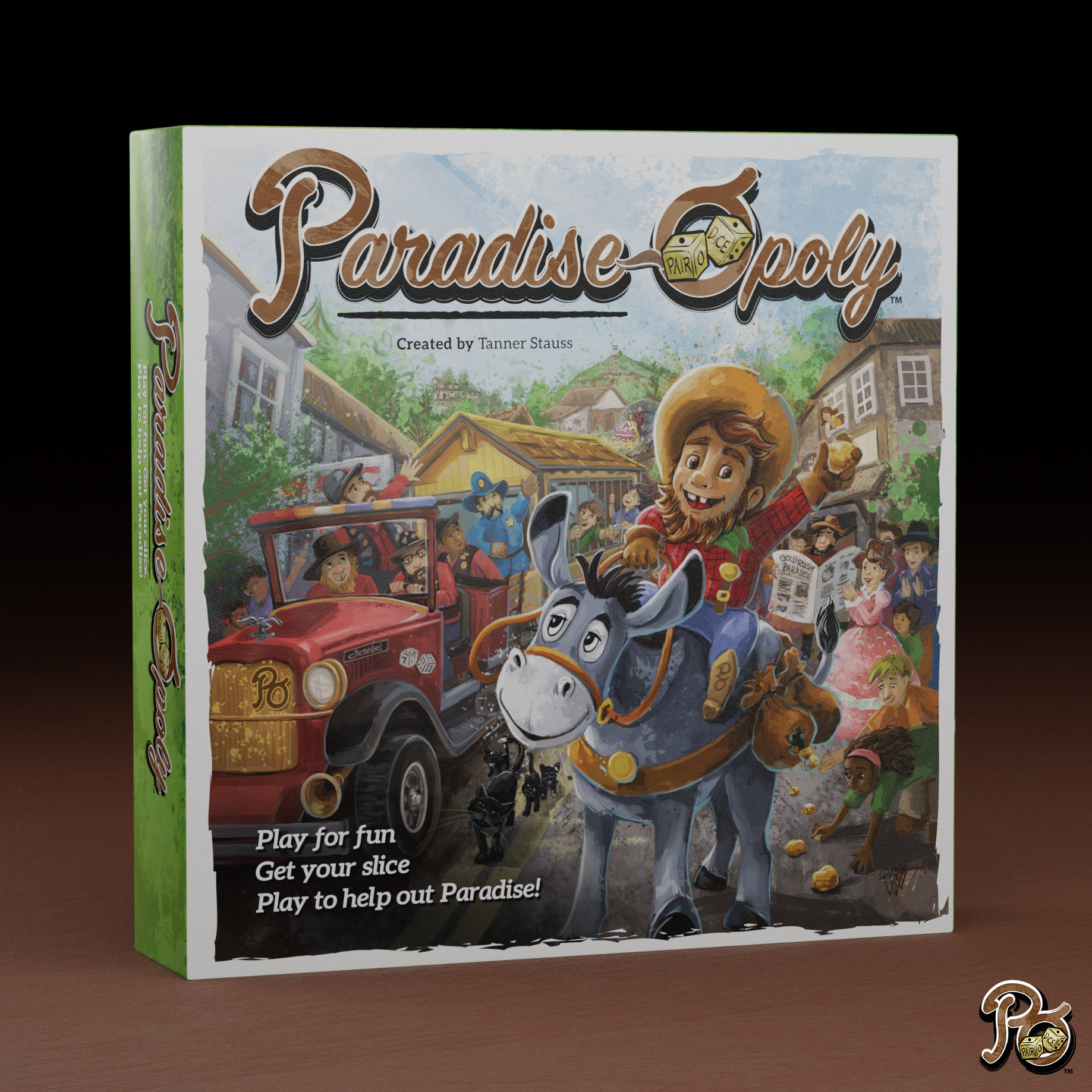Paradise-Opoly Game box front