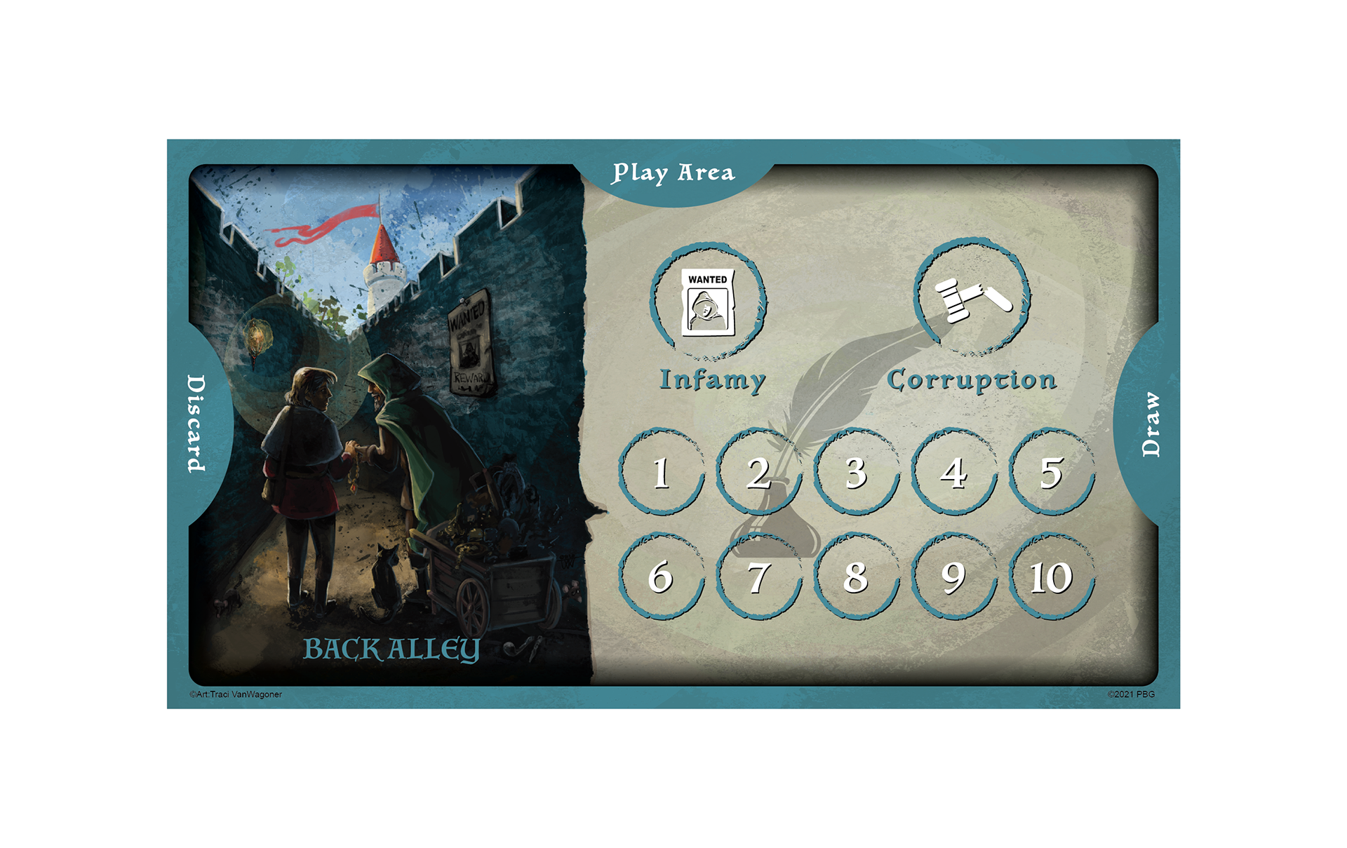 Castle Scape Player Board
