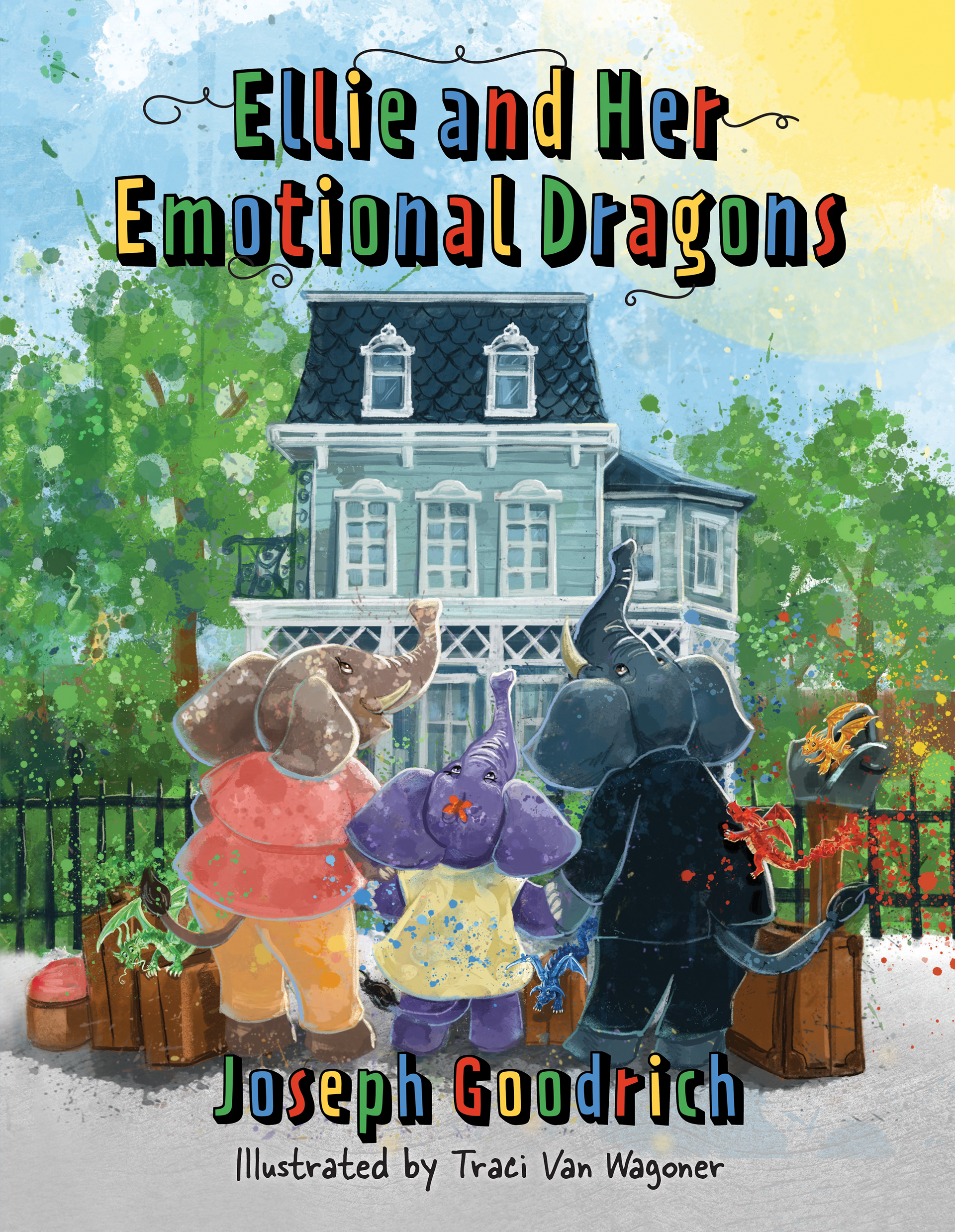 children's book illustration by Traci Van Wagoner for Ellie and Her Emotional Dragons