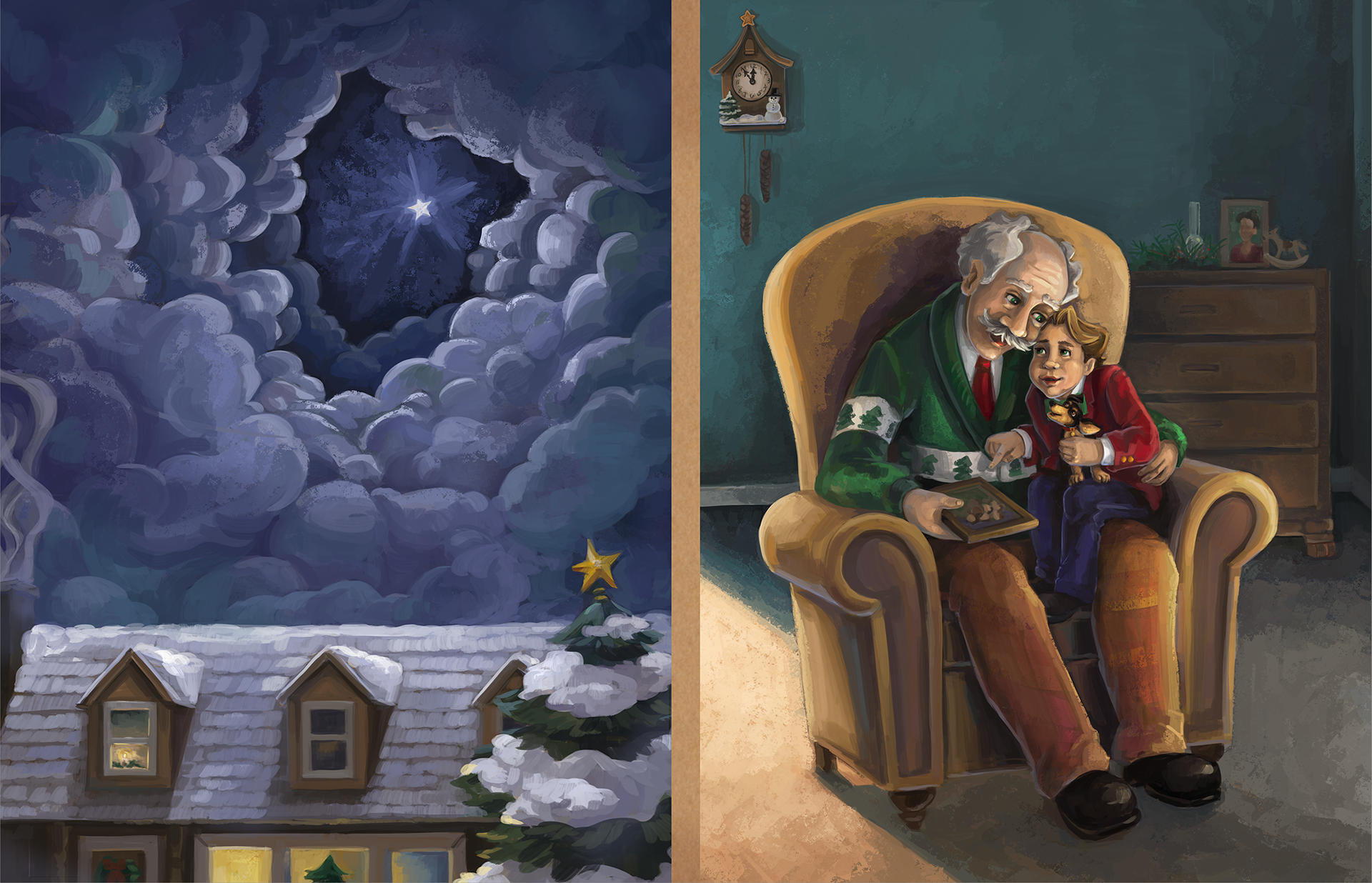 Cody and Grandpa's Christmas Tradition illustrated by Traci Van Wagoner