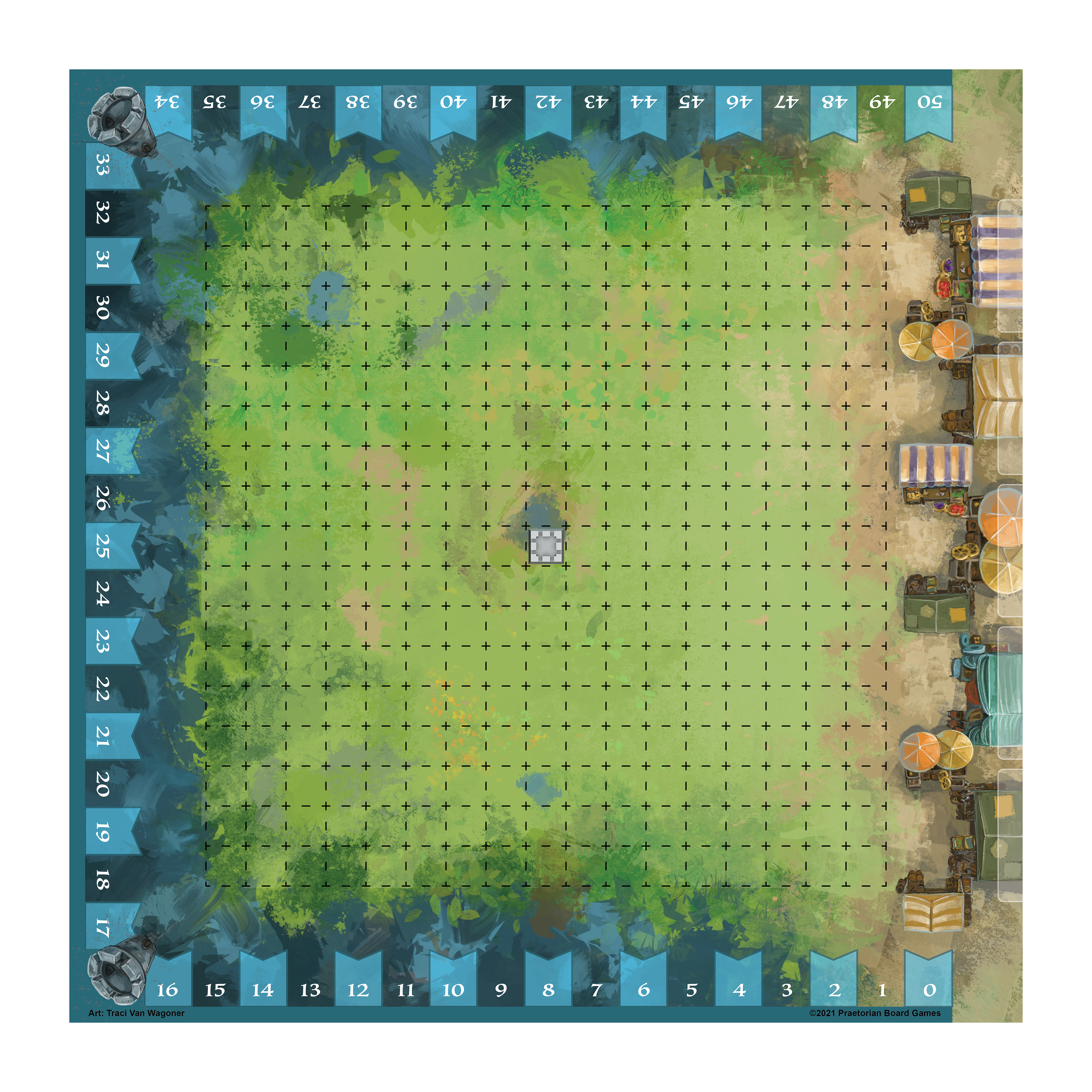 Castle Scape Game Board