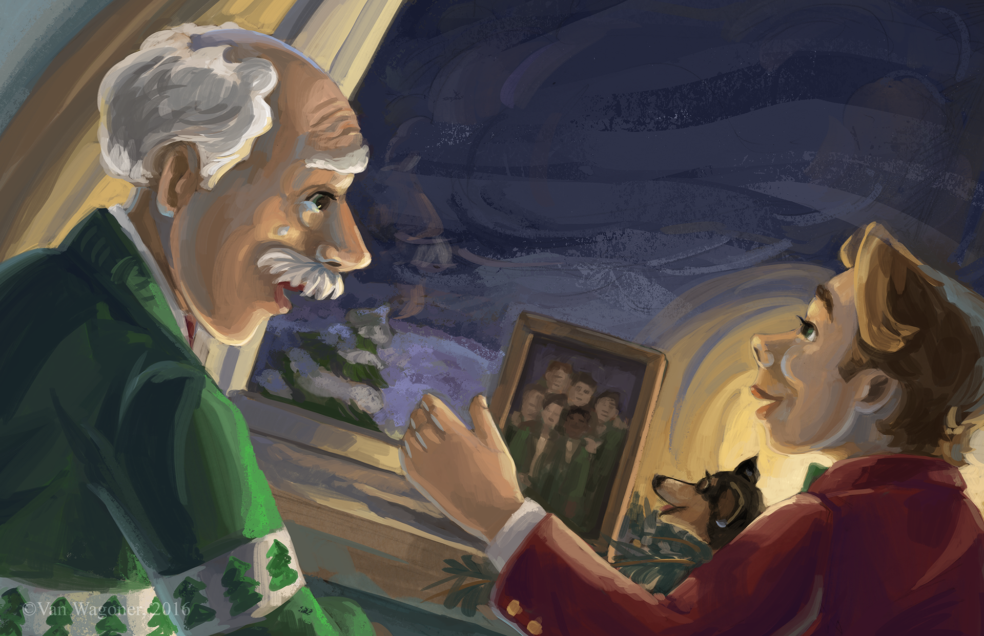 Cody and Grandpa's Christmas Tradition illustrated by Traci Van Wagoner