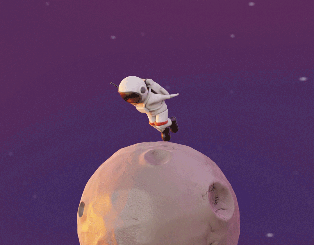 Still life mostly photographer and 3d artist running astronaut
